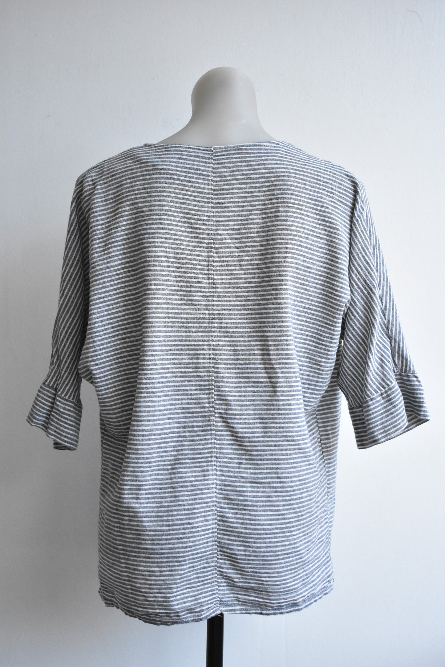 Lucky Share grey striped jacket