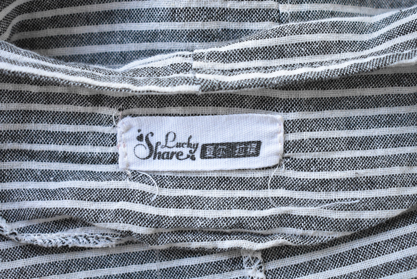 Lucky Share grey striped jacket