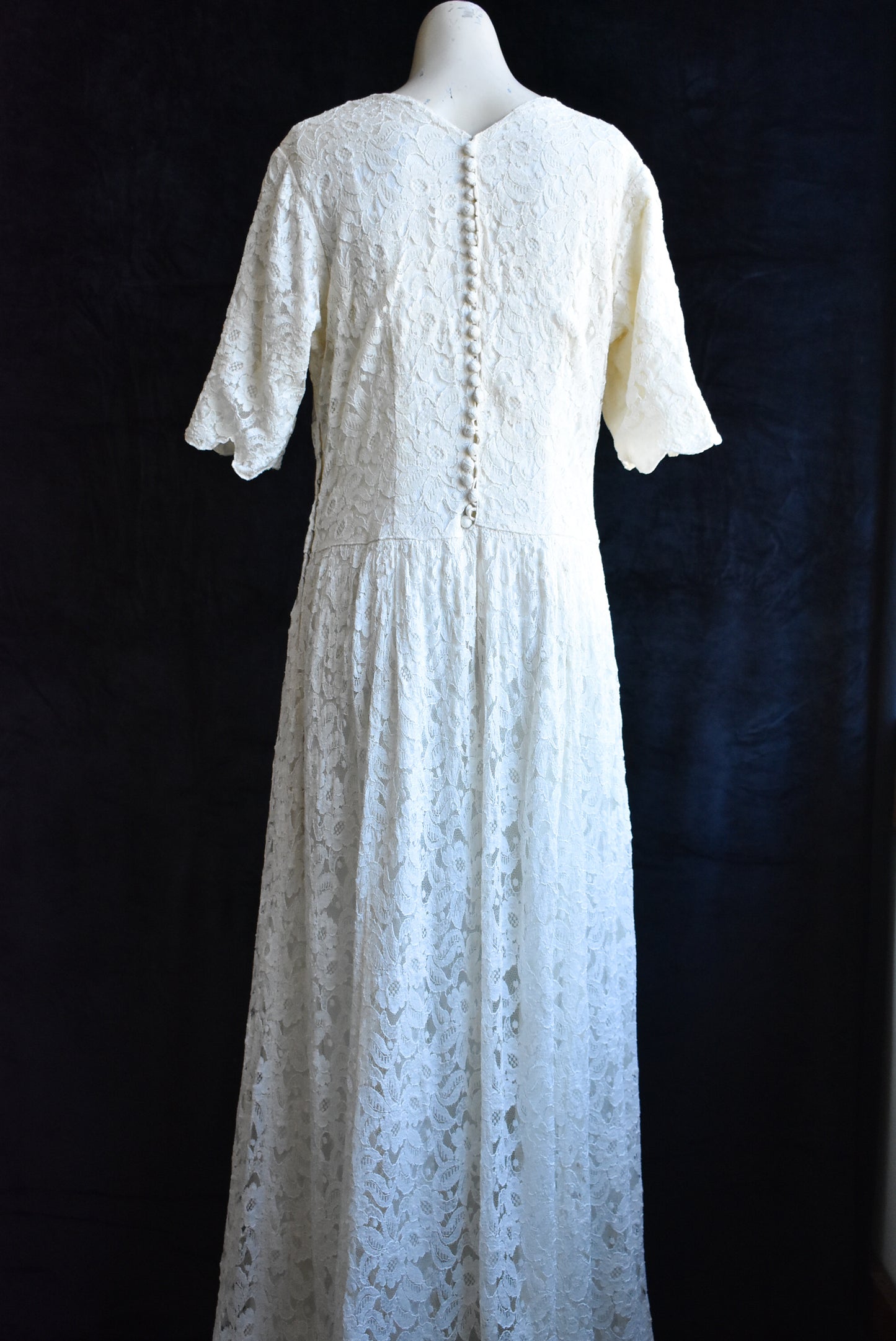 Vintage wedding dress 1940s