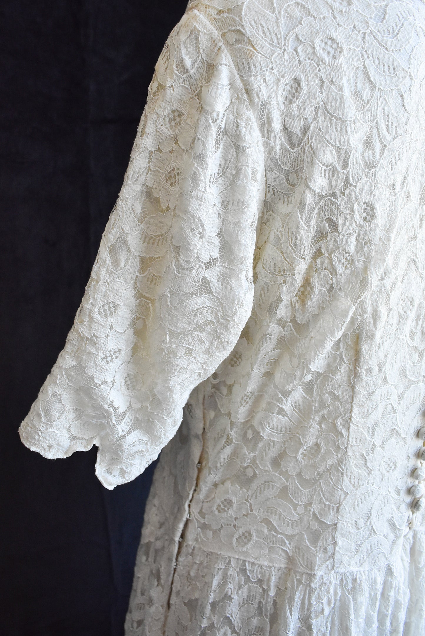 Vintage wedding dress 1940s
