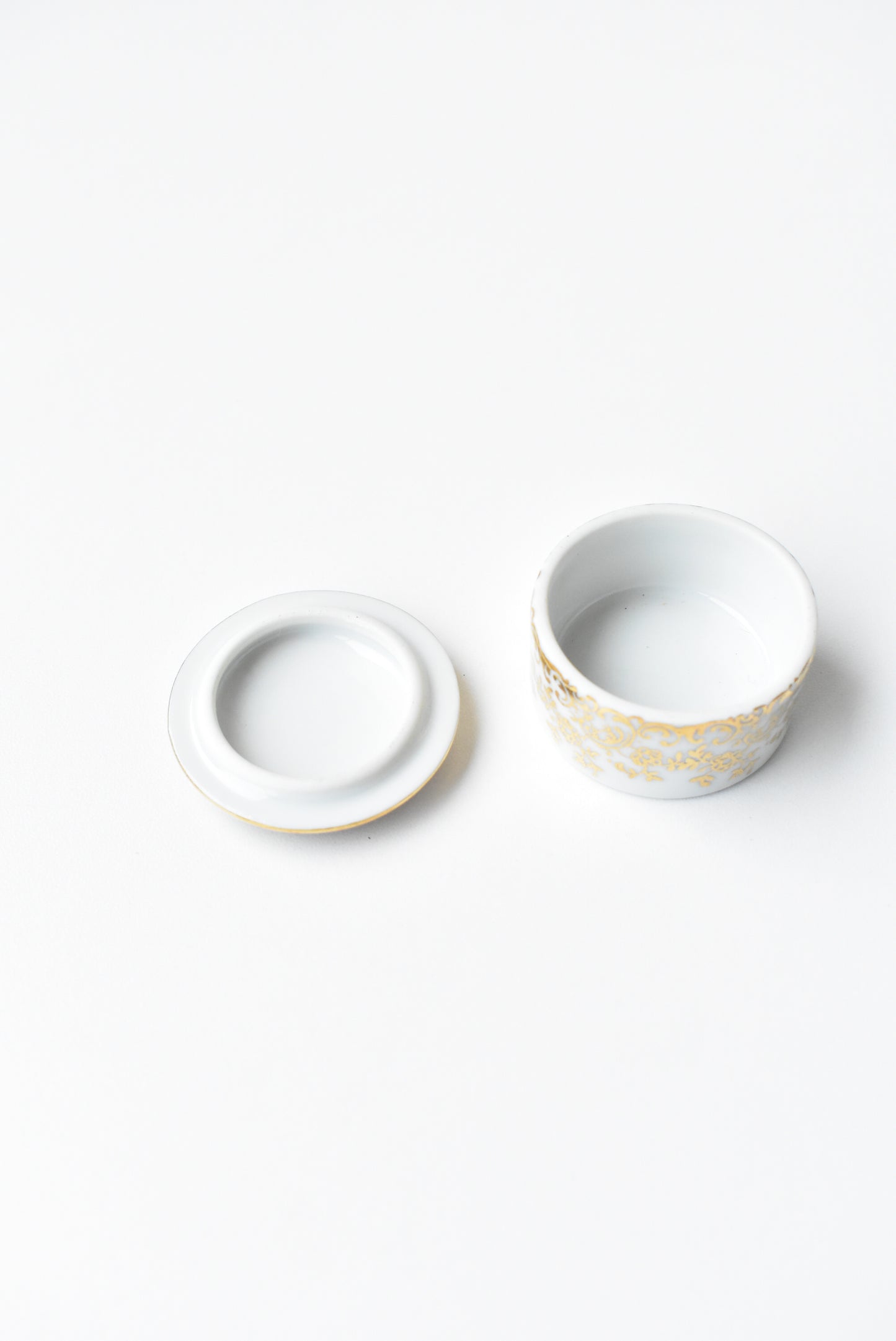 Vintage Limoges miniature porcelain box