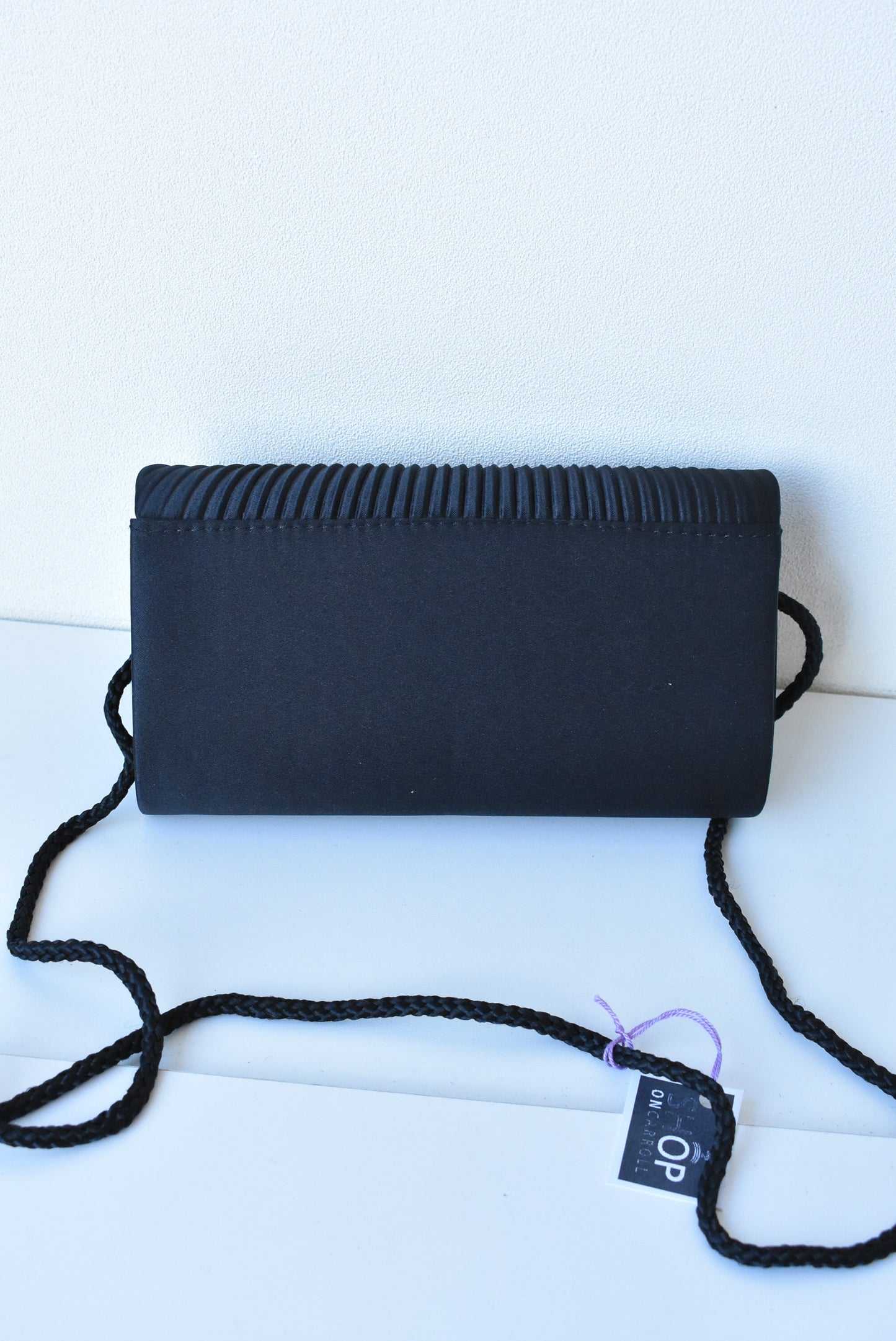 Rectangular bedazzled clutch