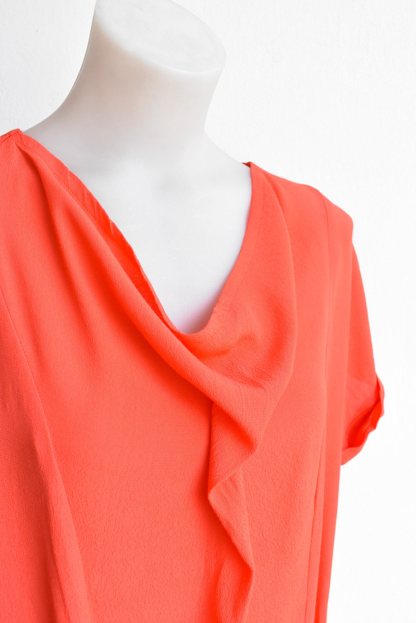 Mardee short orange dress, size 14