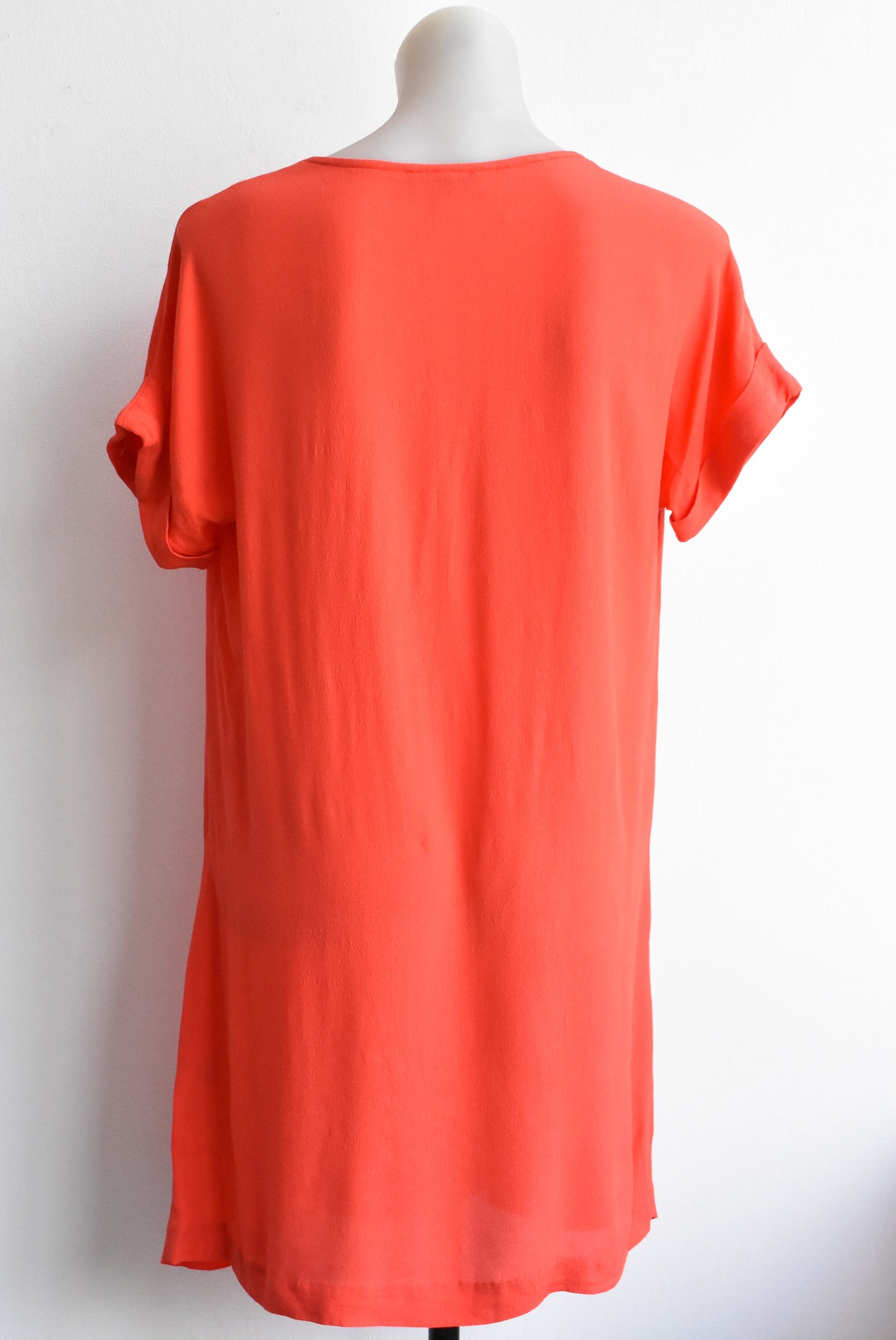 Mardee short orange dress, size 14