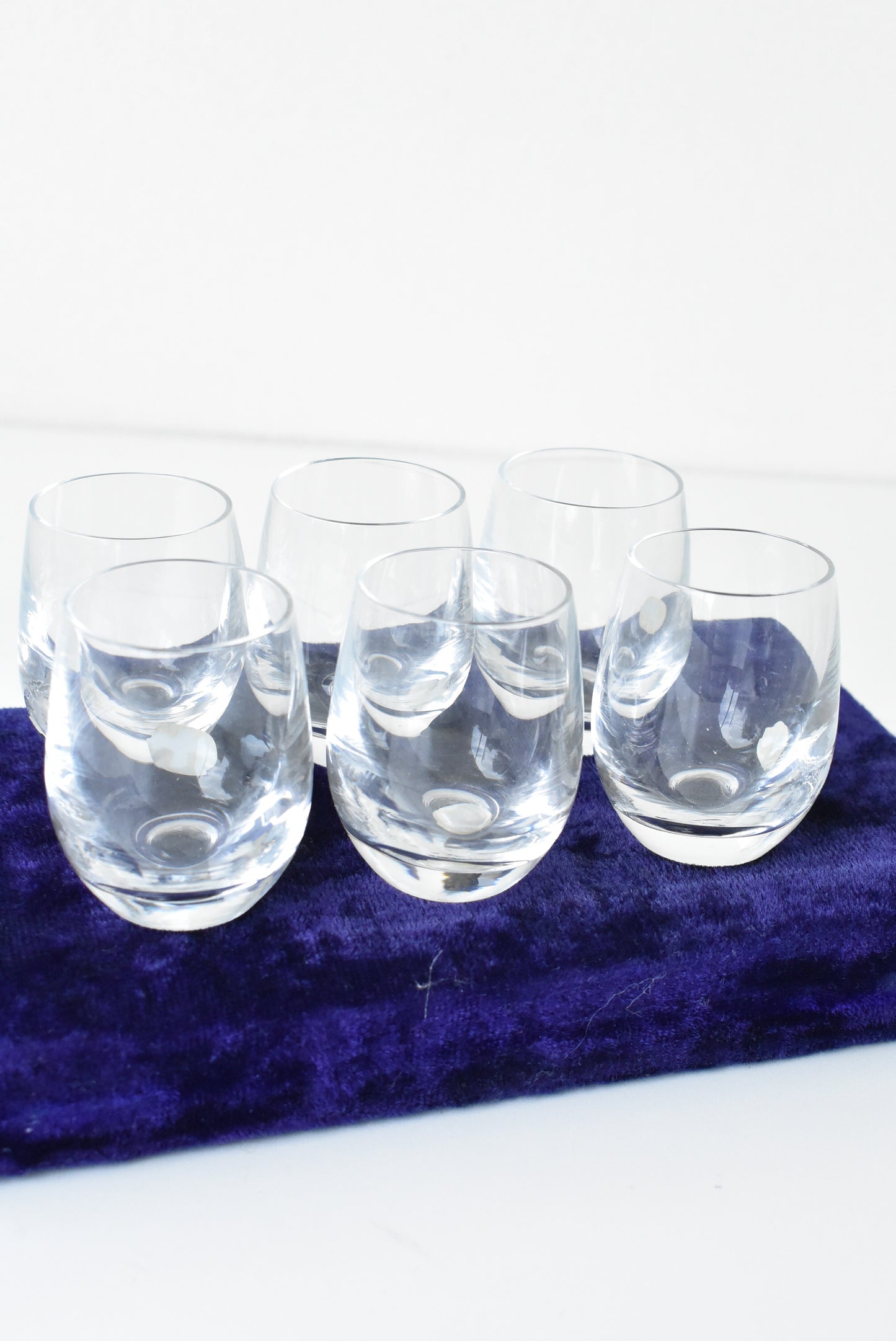 Bohemia blown glass 6 x 60mL Club tumblers