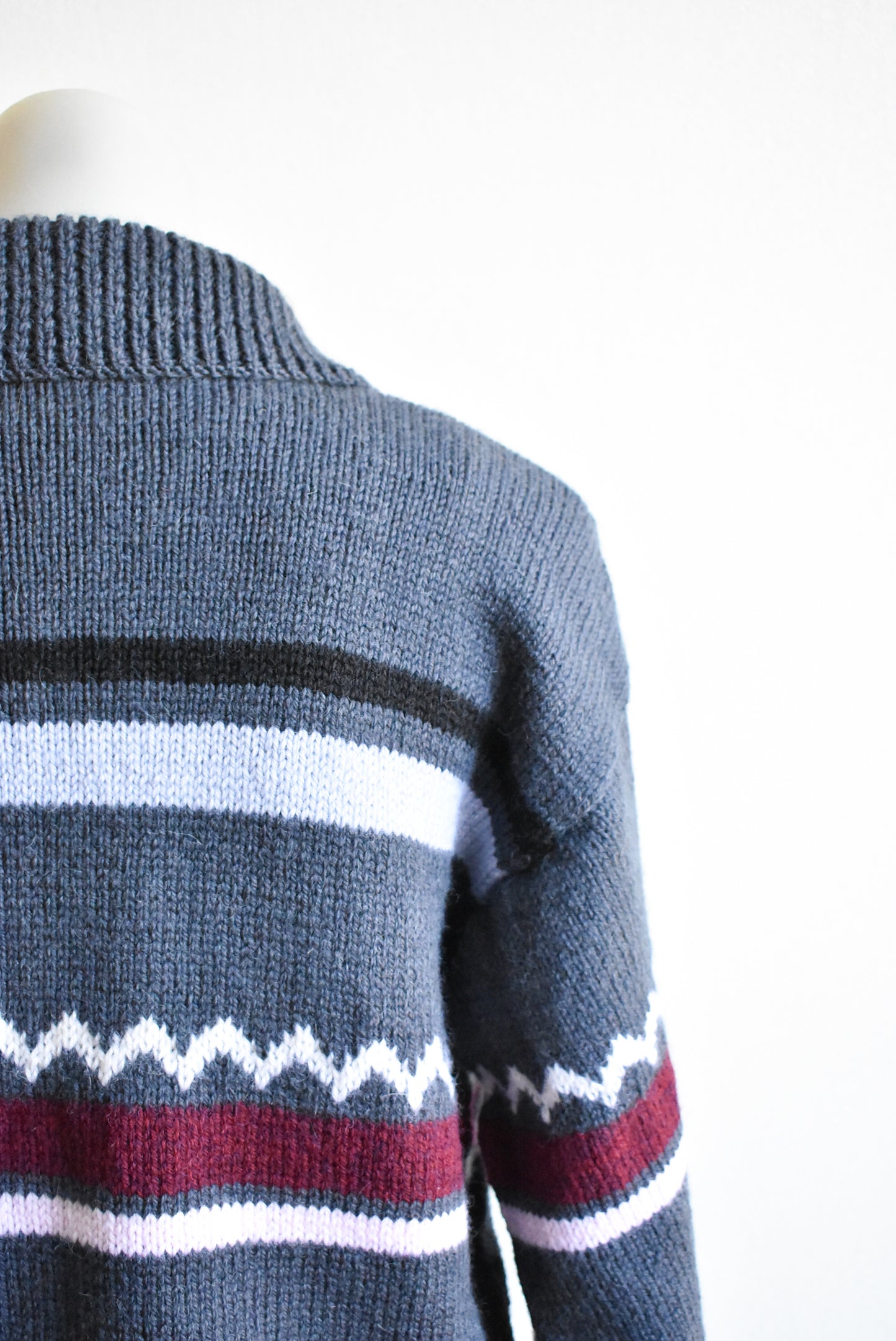 Stripy cardigan, size M