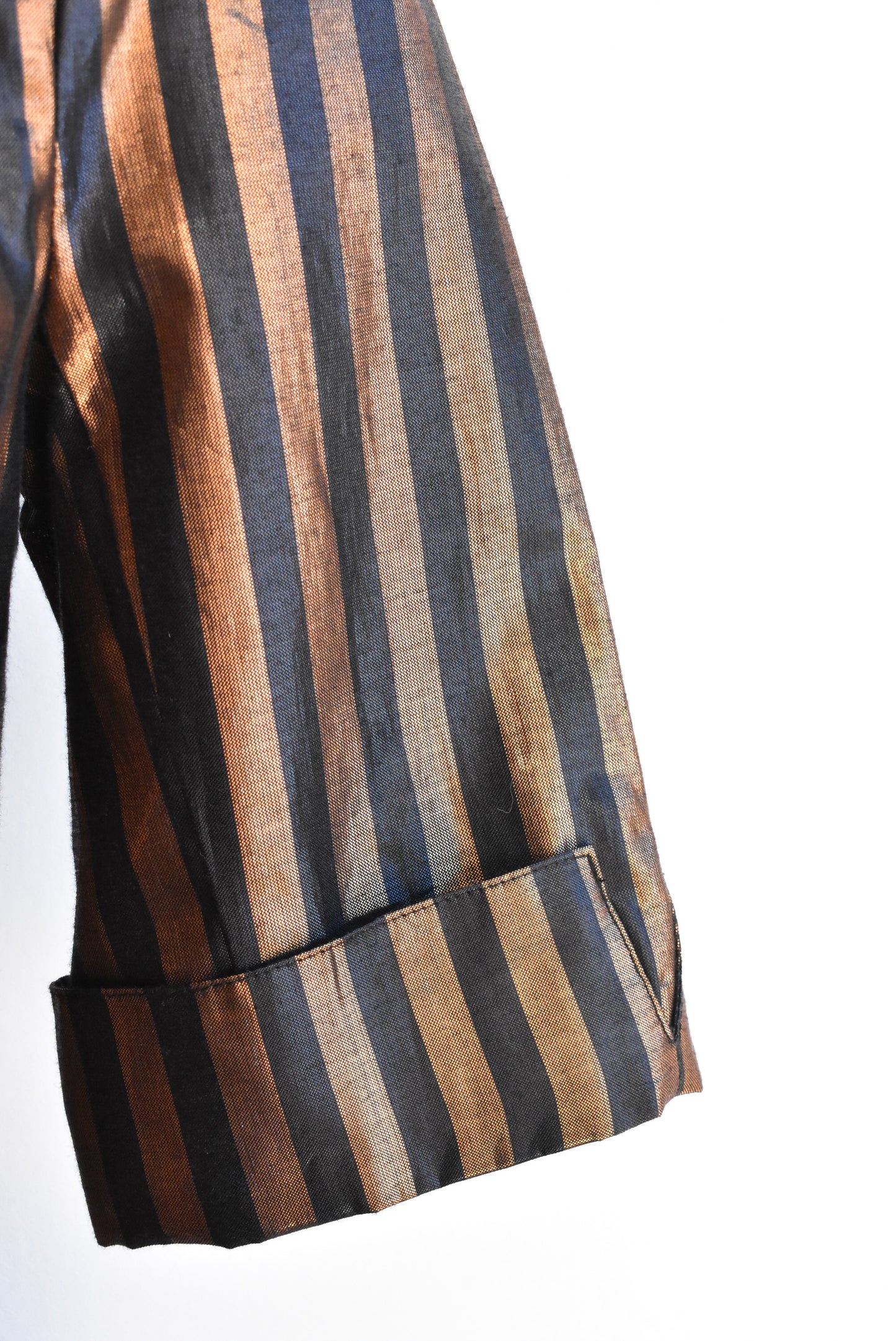 Sass & Bide copper & black lurex top, size XS