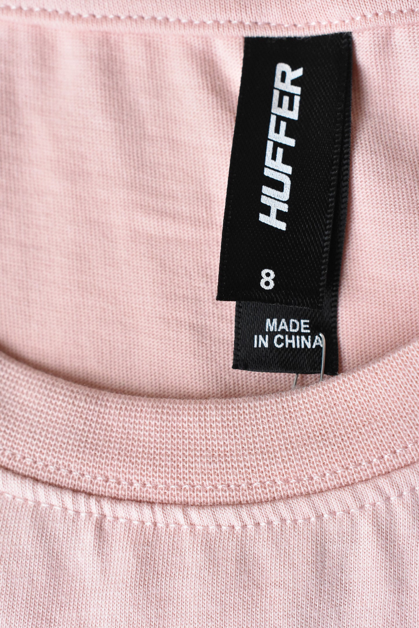 Peachy pink Huffer t-shirt, size 8