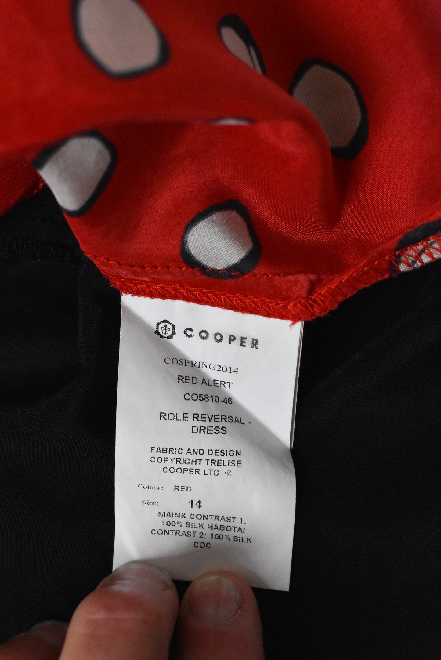 Trelise Cooper silk dress, size 14