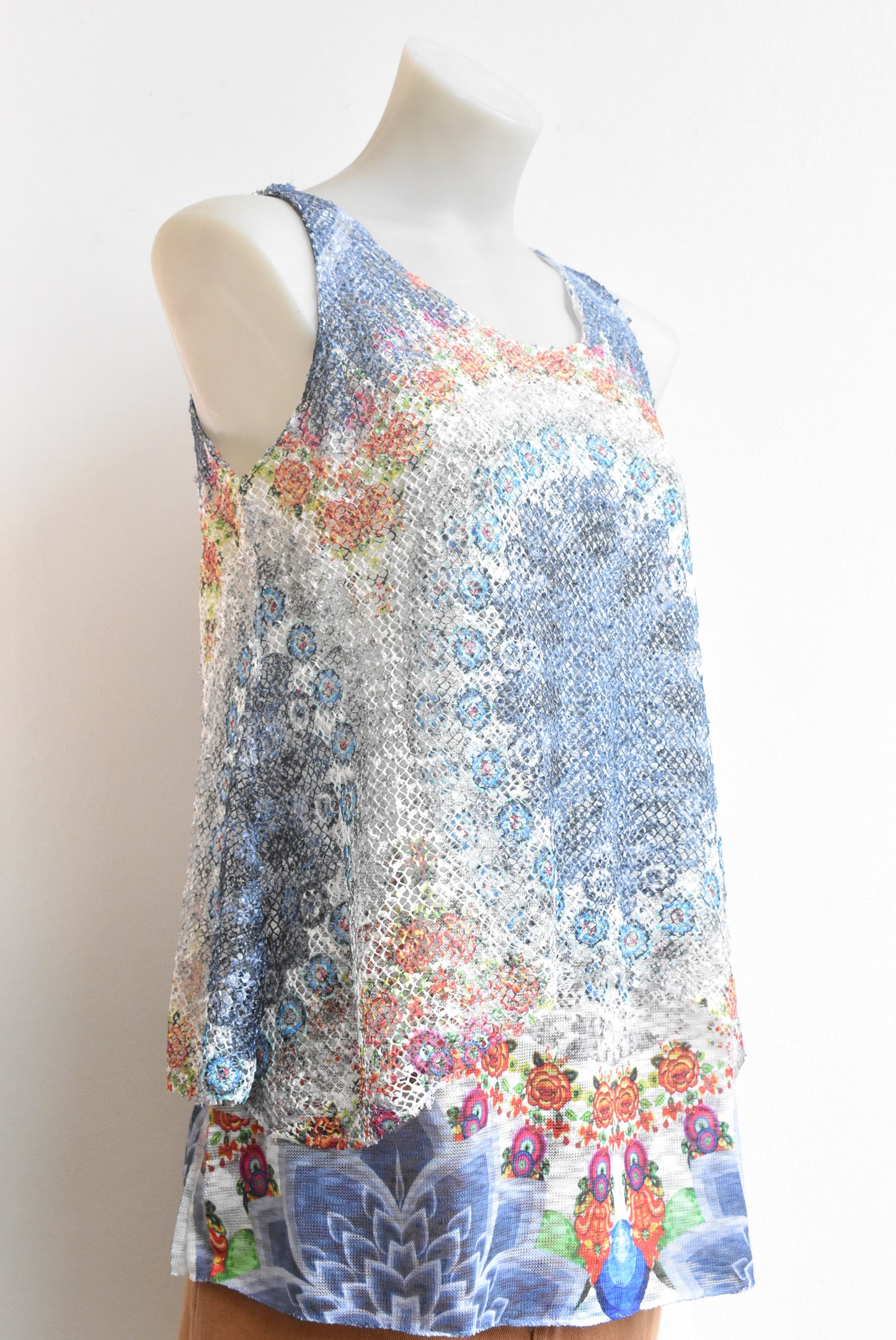 Made in Italy layered tank, S/M