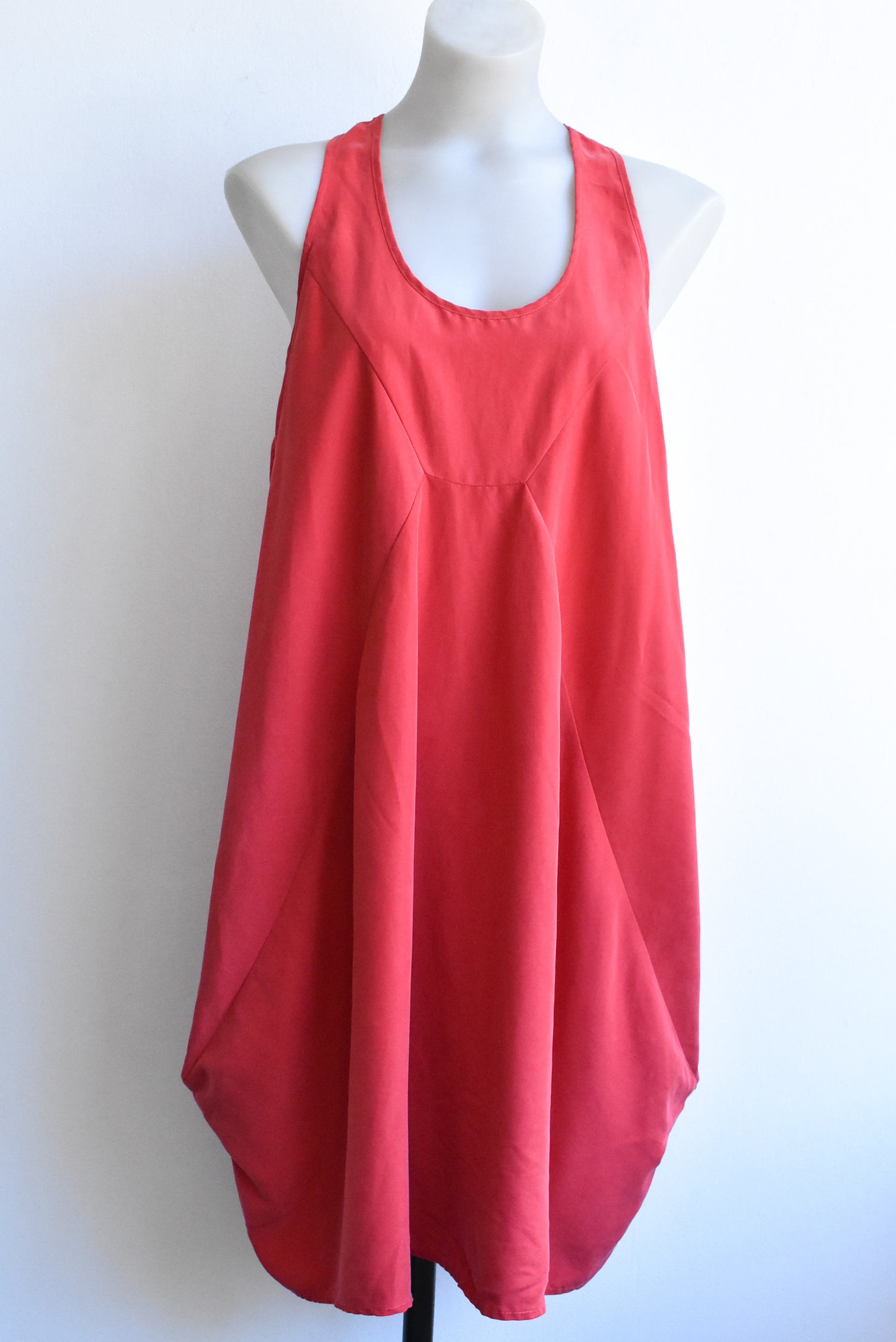 Ricochet red dress with pockets, 10