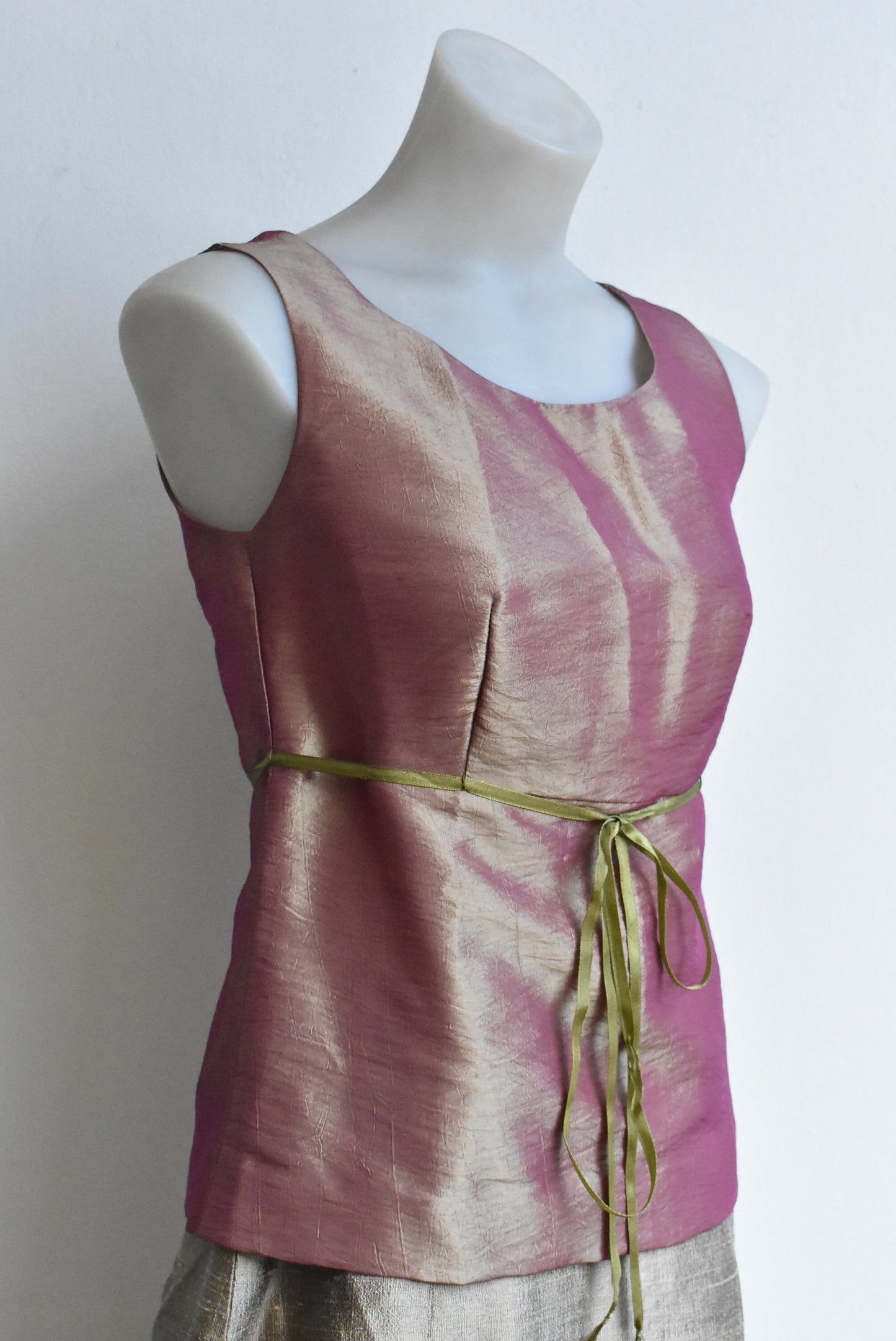 Handmade iridescent womens top, S