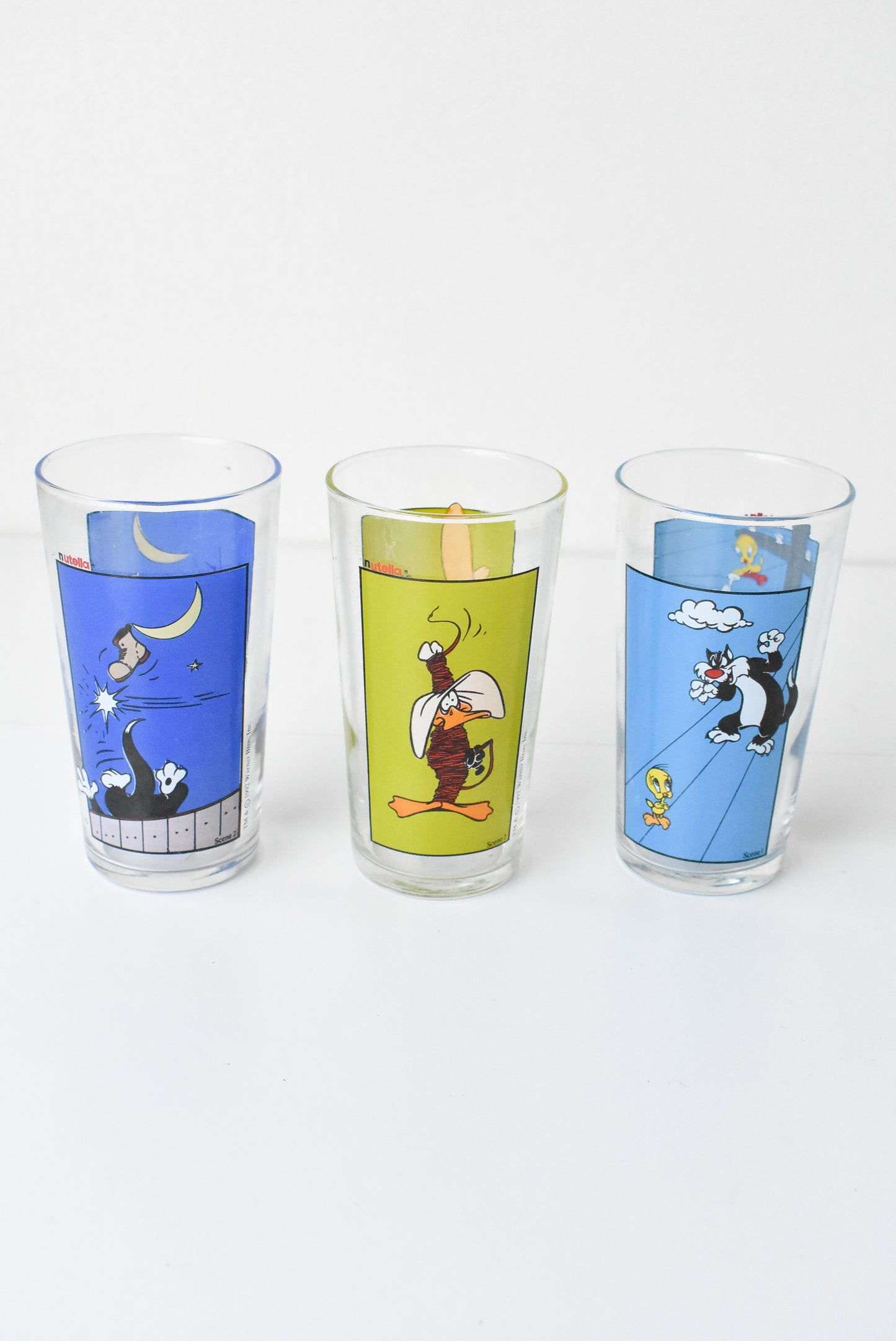 1992 Nutella collectible Looney Toones glasses (priced individually)
