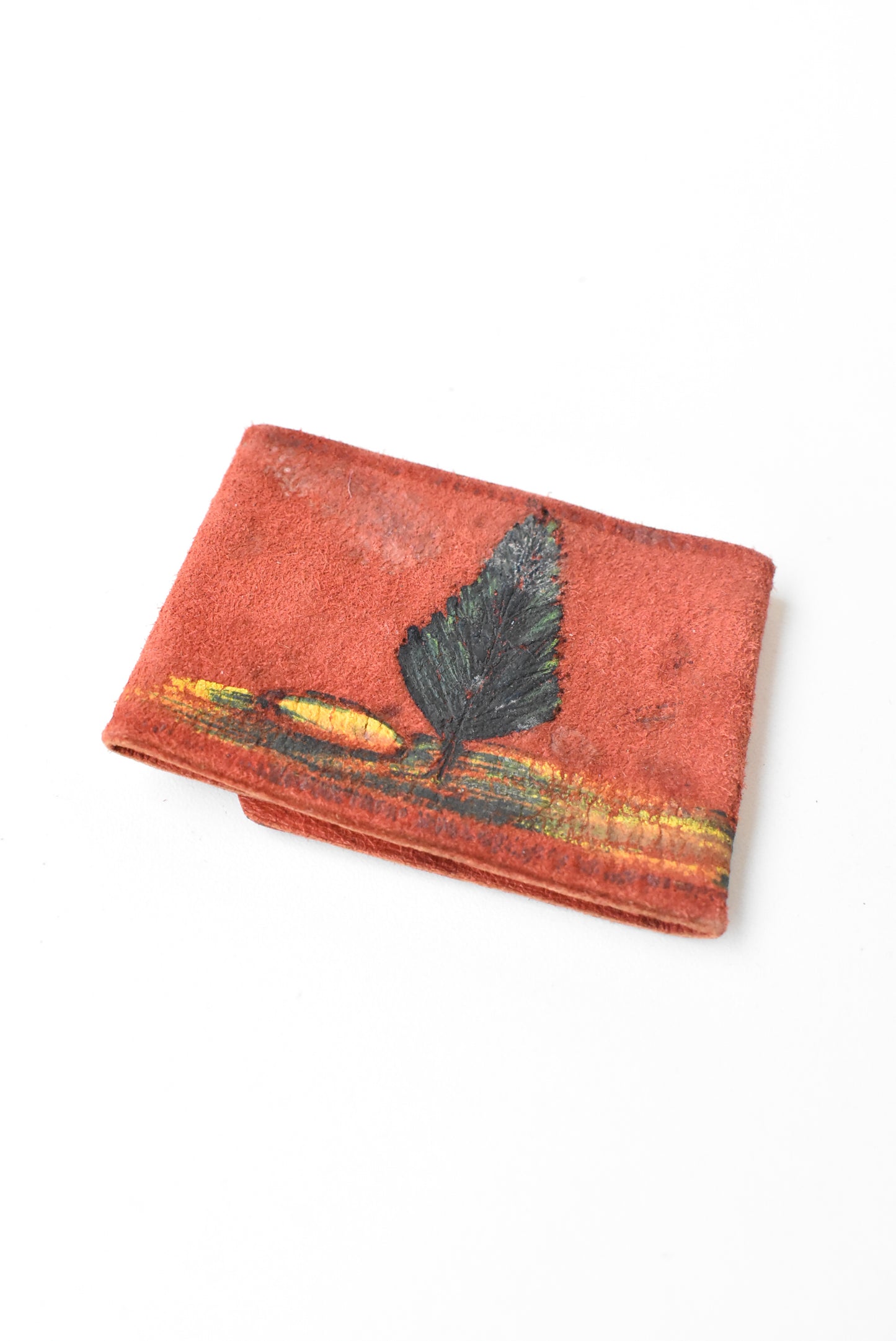Kiwiana painted leather napkin/serviette ring