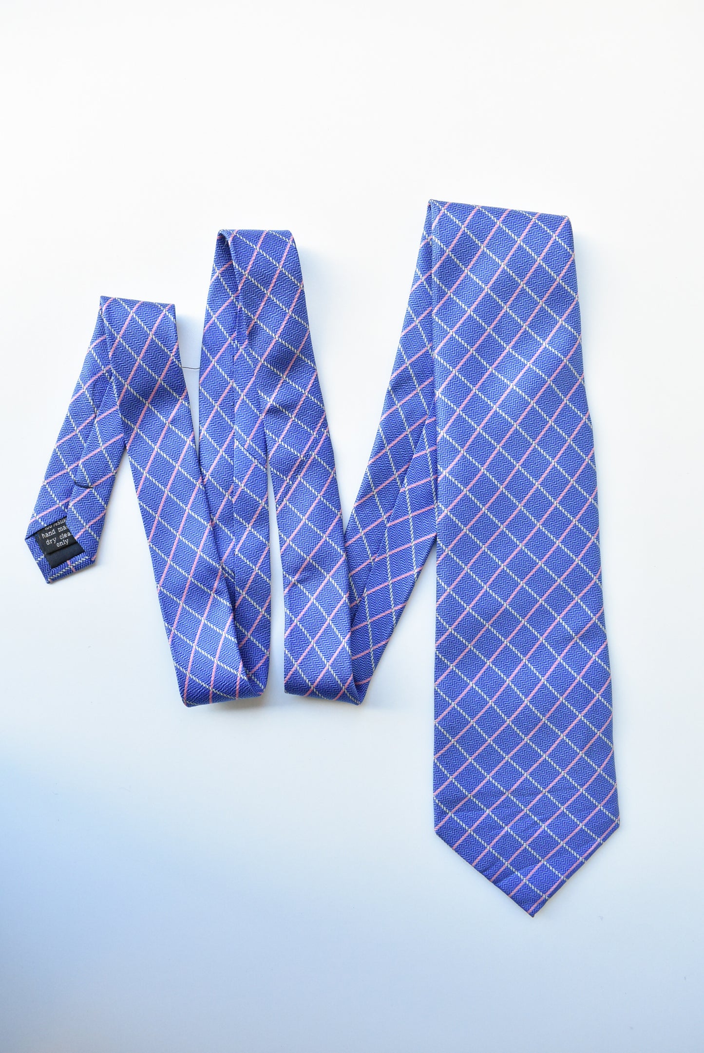 Bijoux Terner silk, blue tie