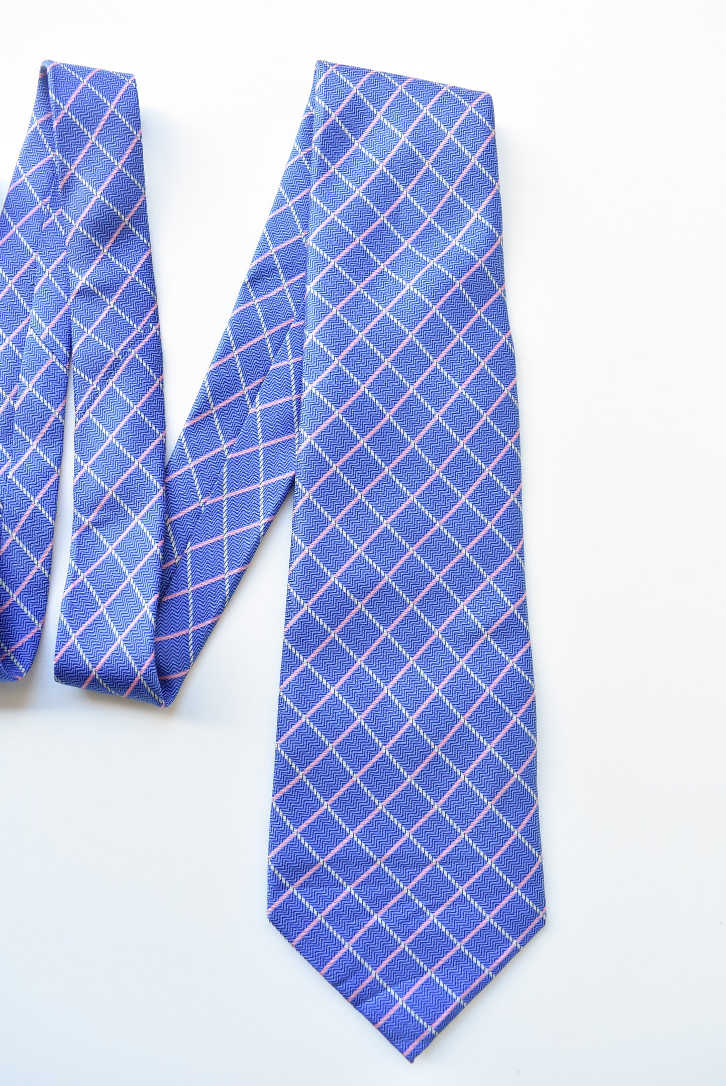 Bijoux Terner silk, blue tie