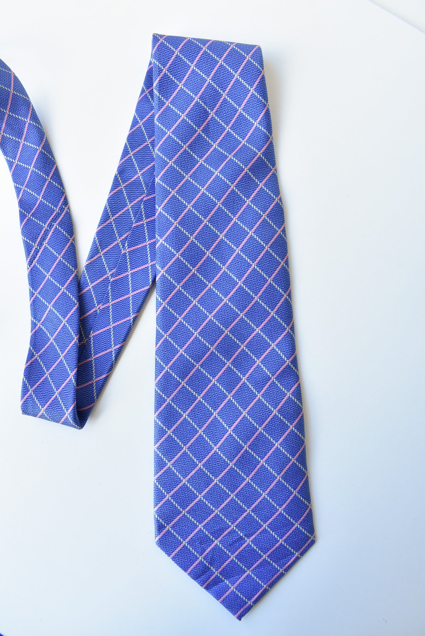 Bijoux Terner silk, blue tie