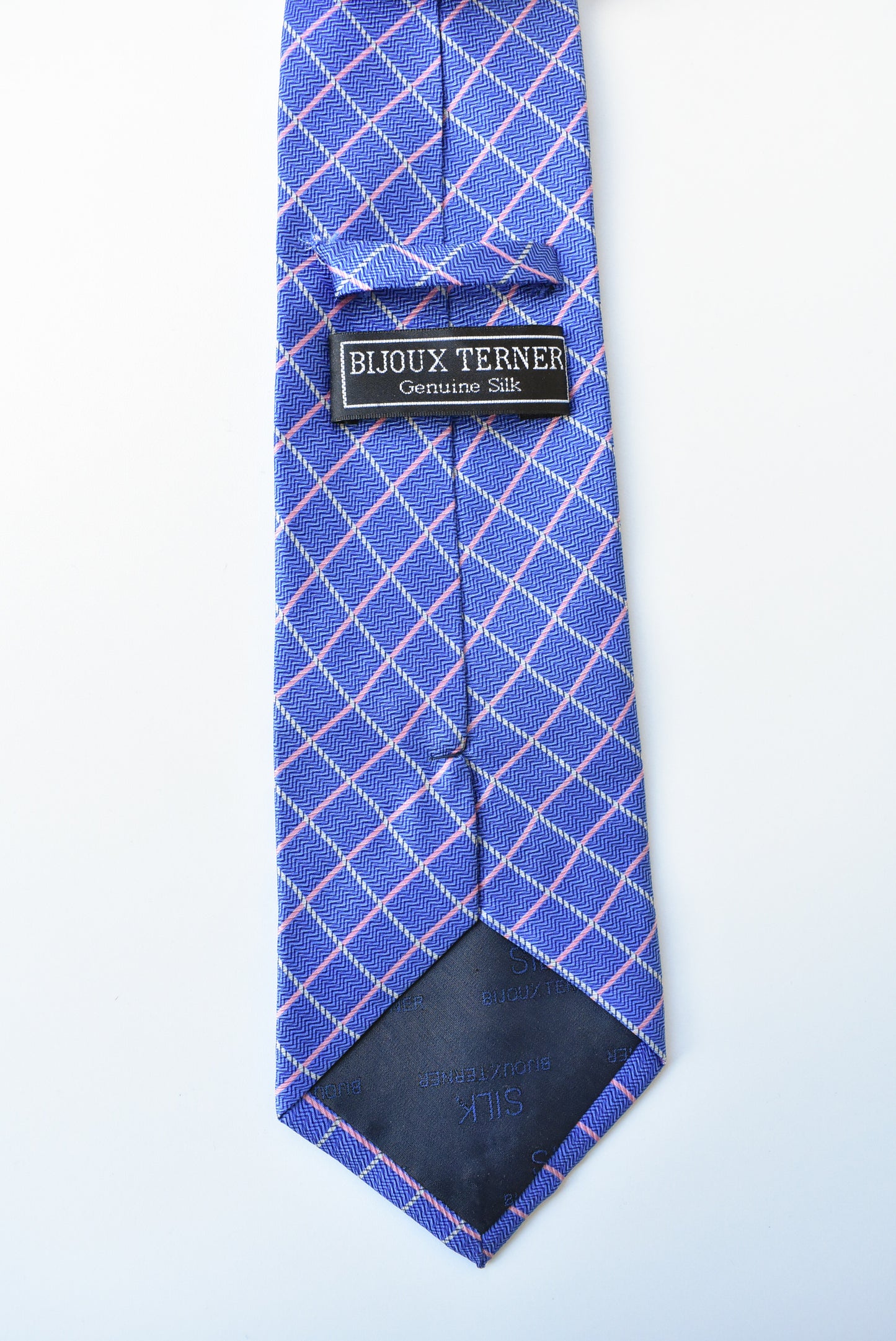 Bijoux Terner silk, blue tie