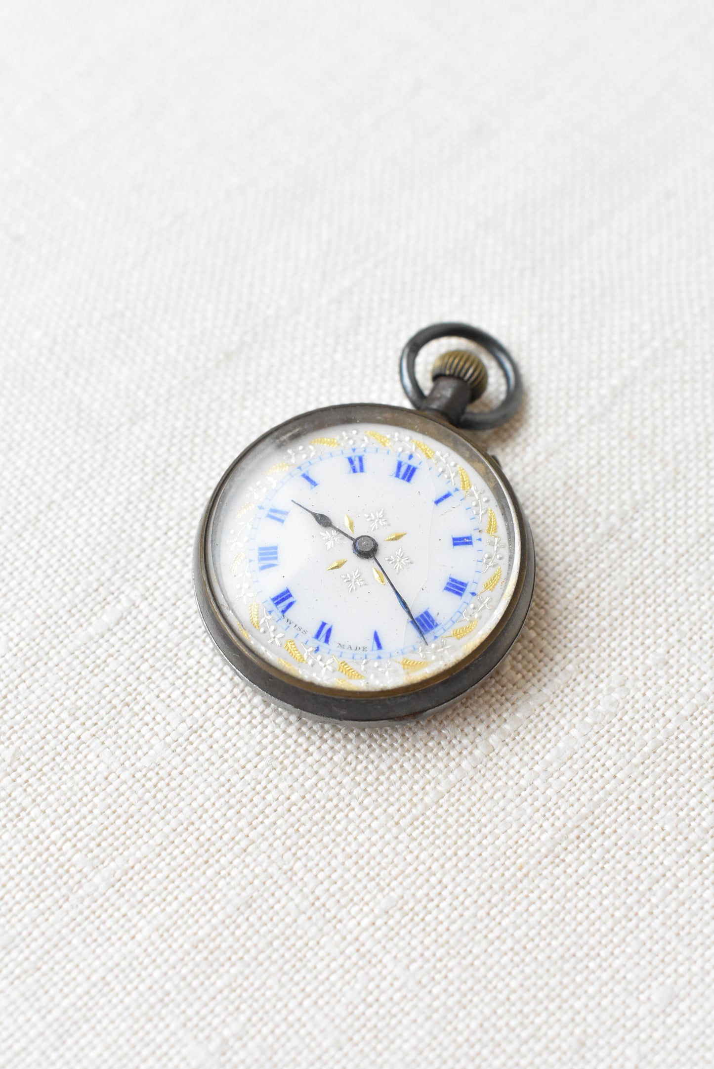 Vintage ladies Swiss made pocket watch c 1914