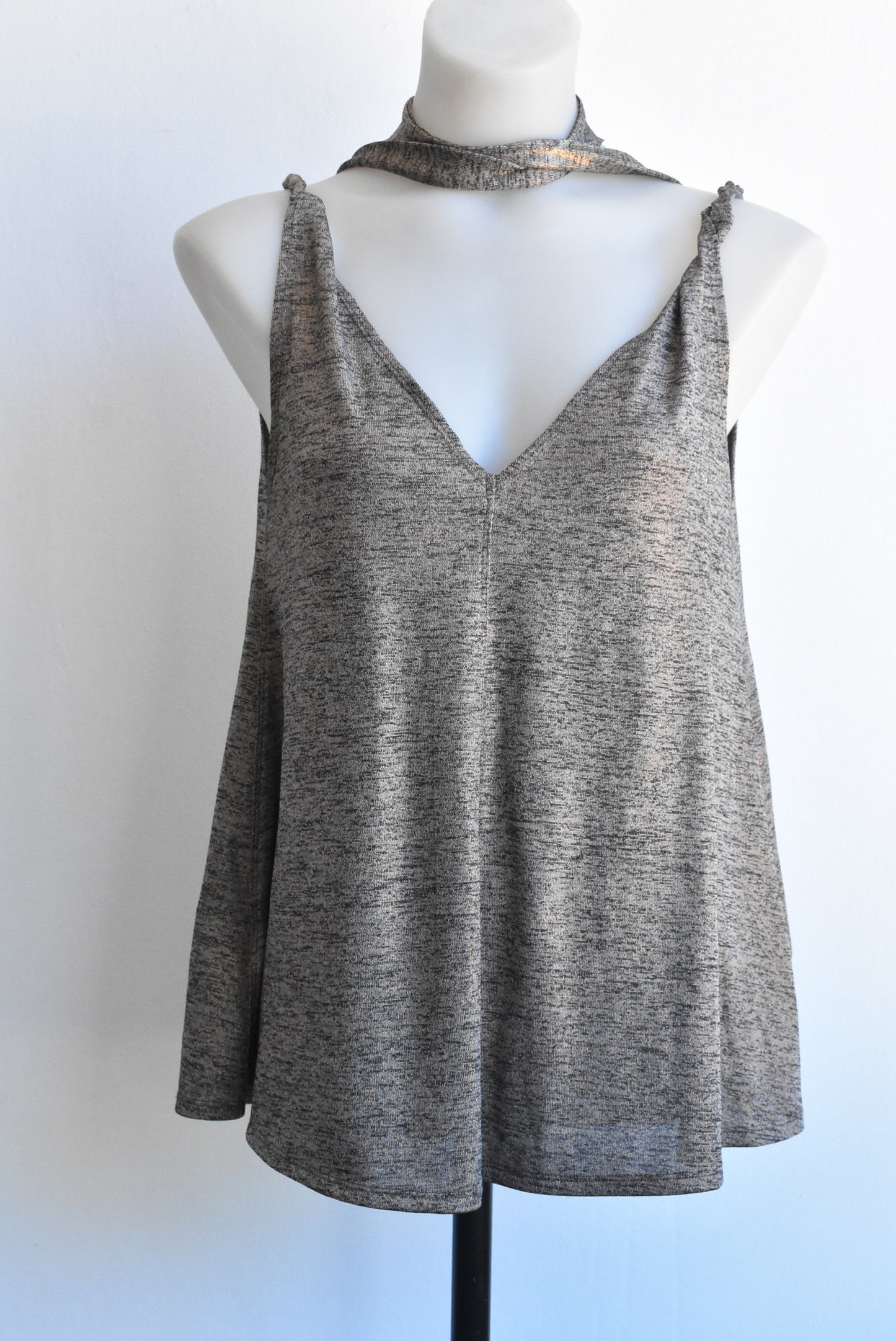 Liam cool brown tank top, size 8