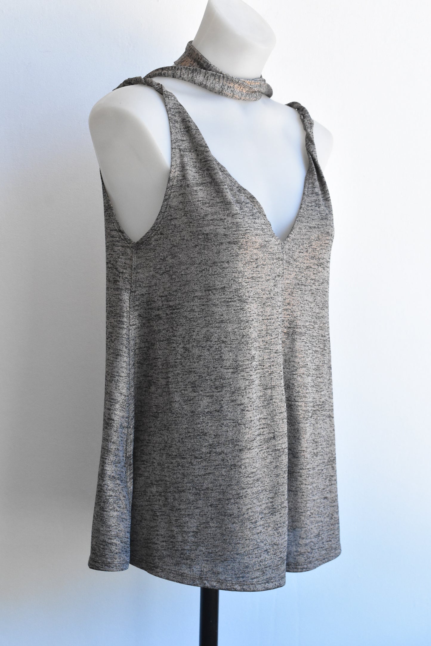 Liam cool brown tank top, size 8