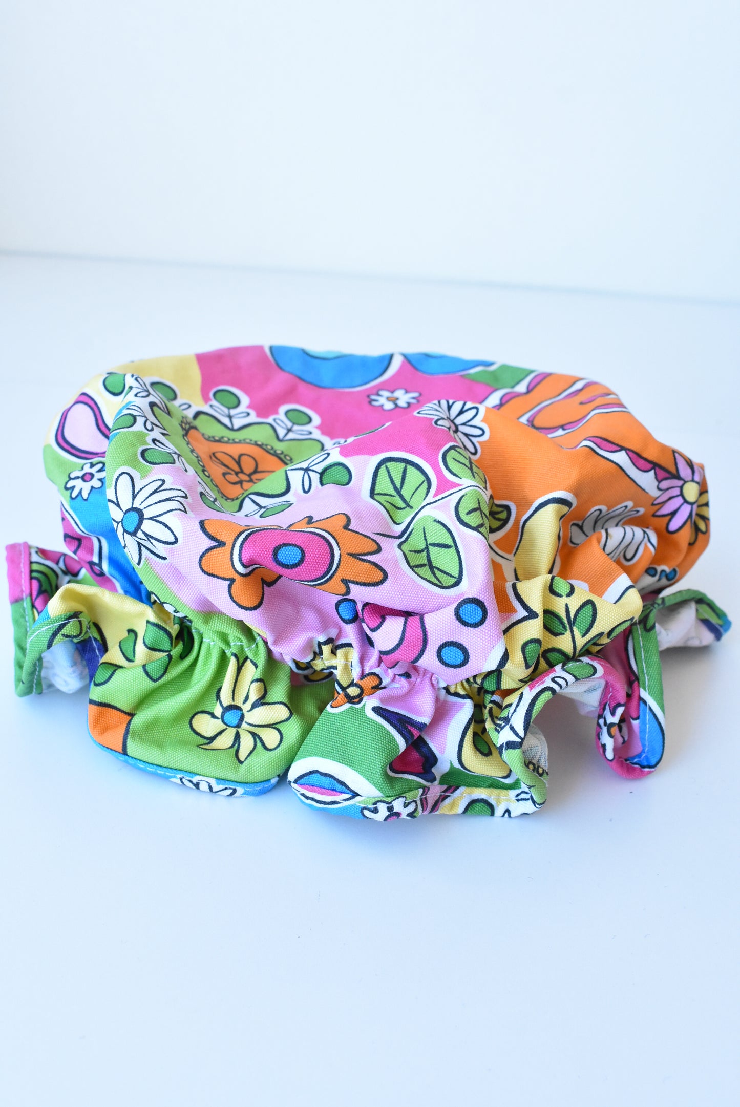 Retro styled shower cap