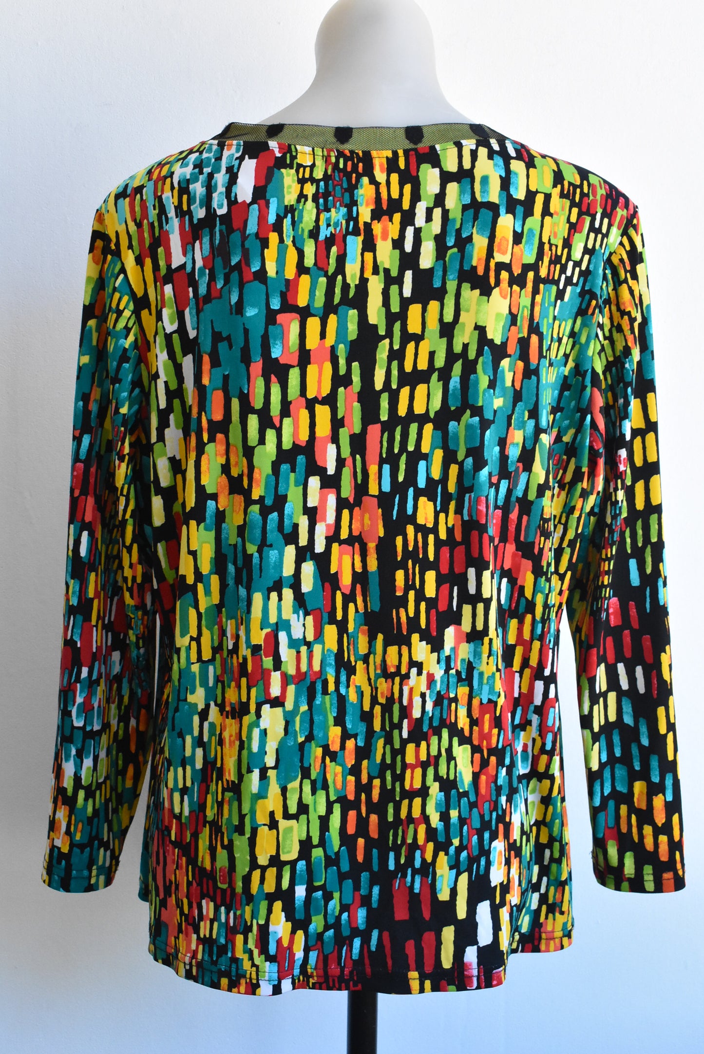 Bittermoon many-coloured fun shirt, size 18