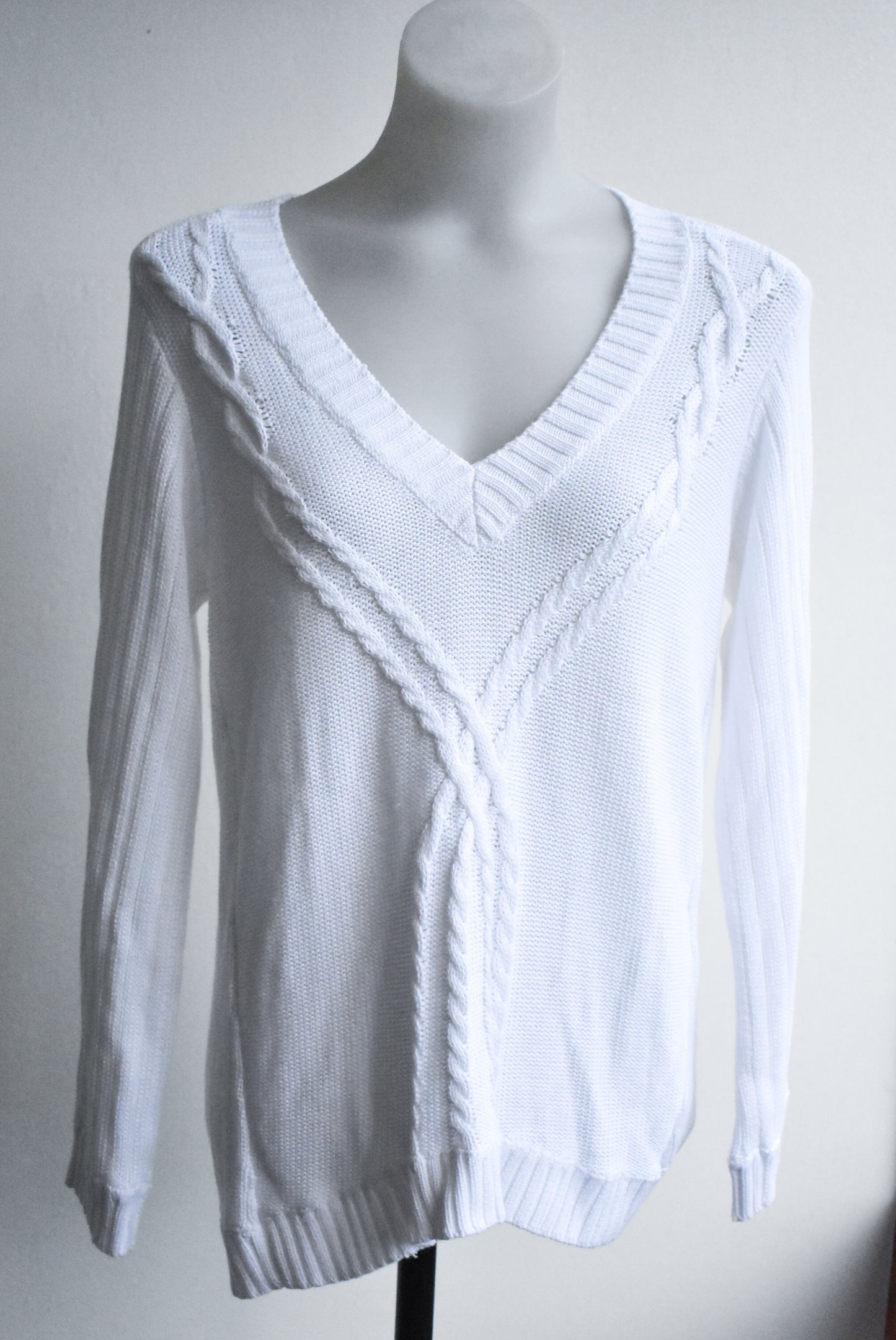 Sills cable-knit cotton sweater, size S