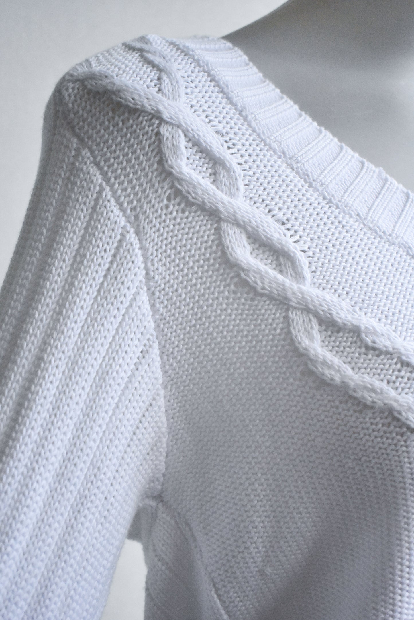 Sills cable-knit cotton sweater, size S
