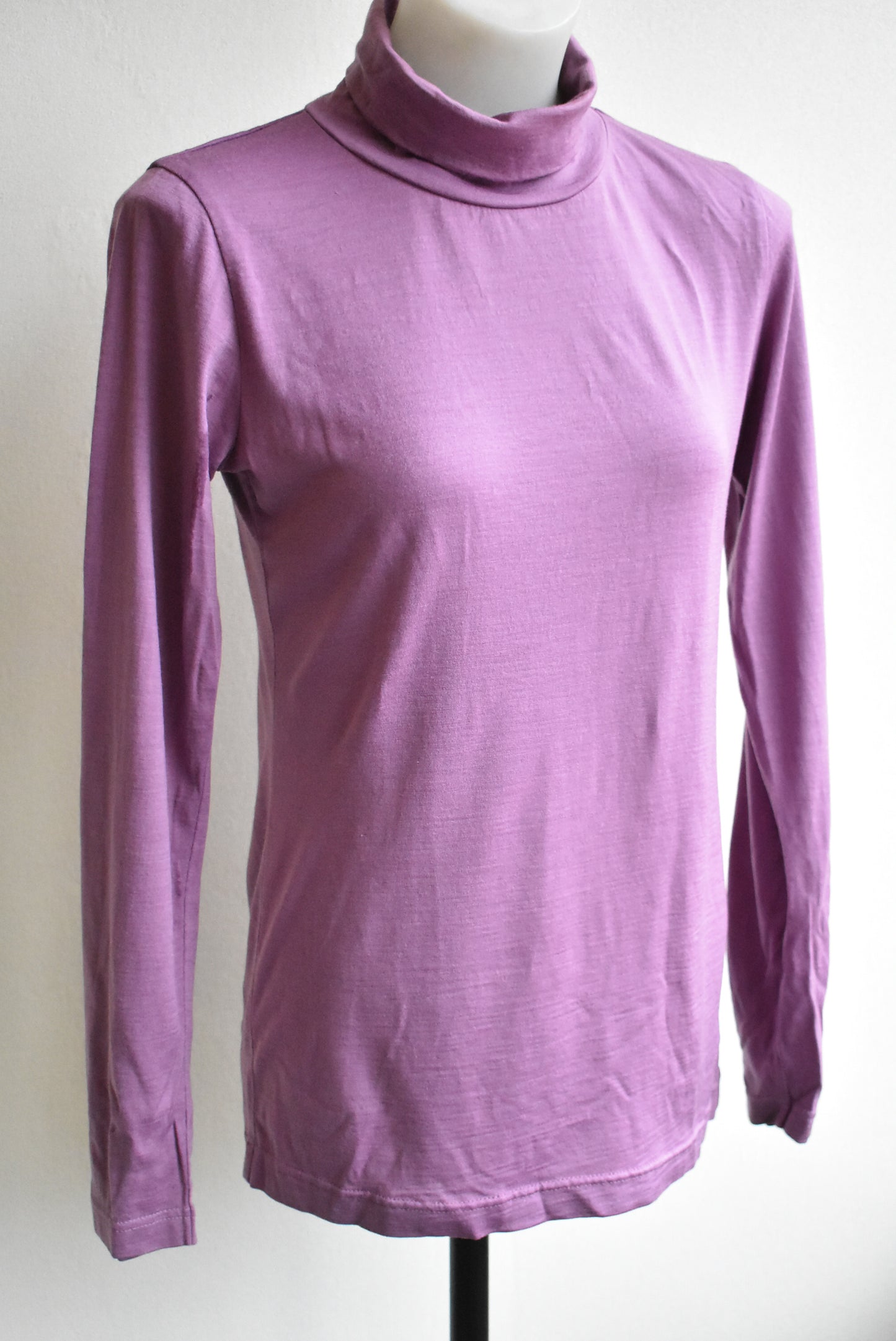 Mill Road mauve merino top, size s/m