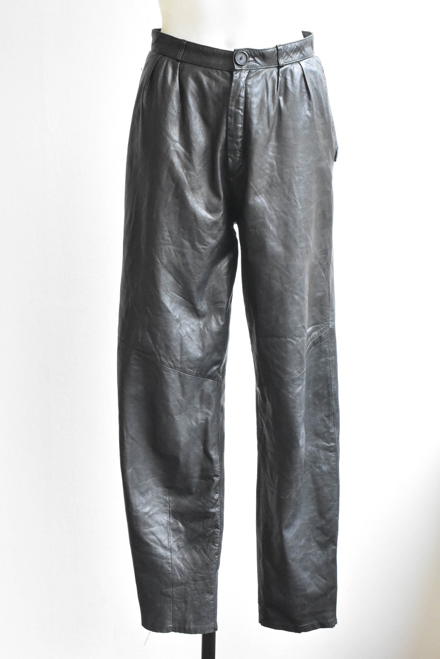 Wilsons black leather pants, 8