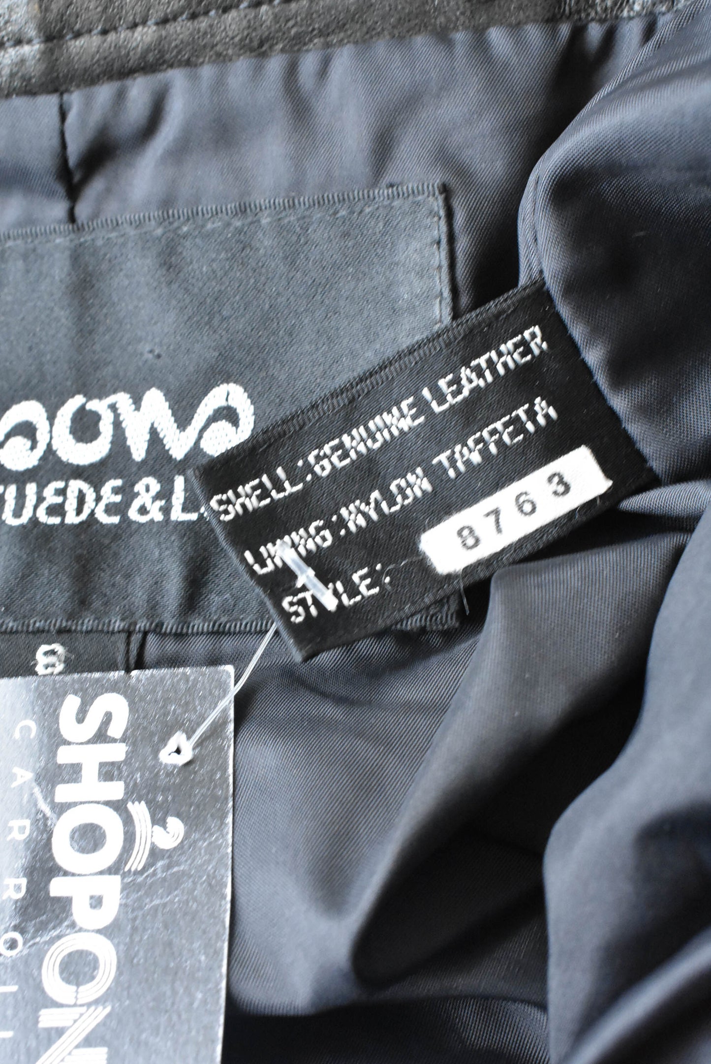 Wilsons black leather pants, 8