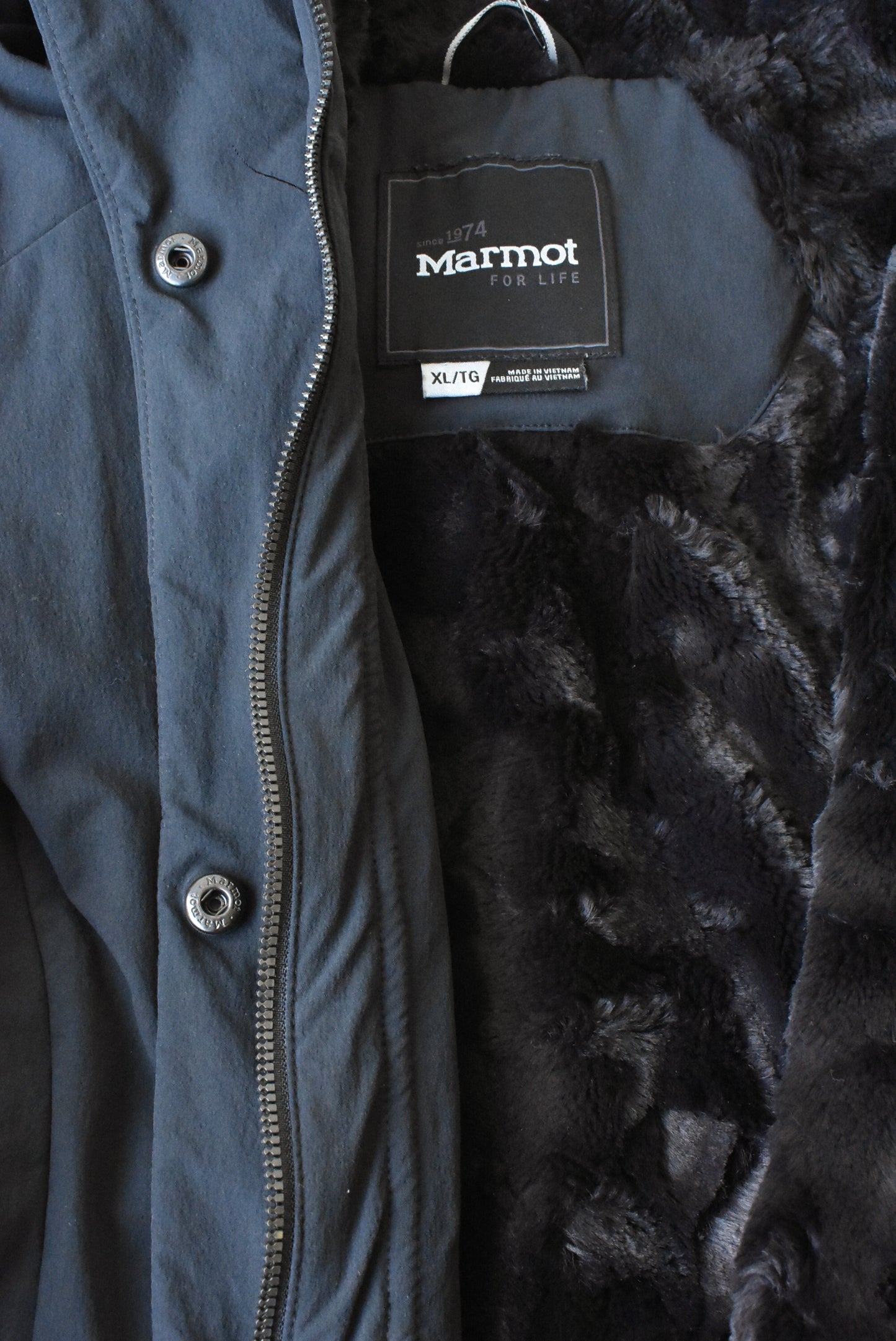 Marmot hooded jacket, size XL