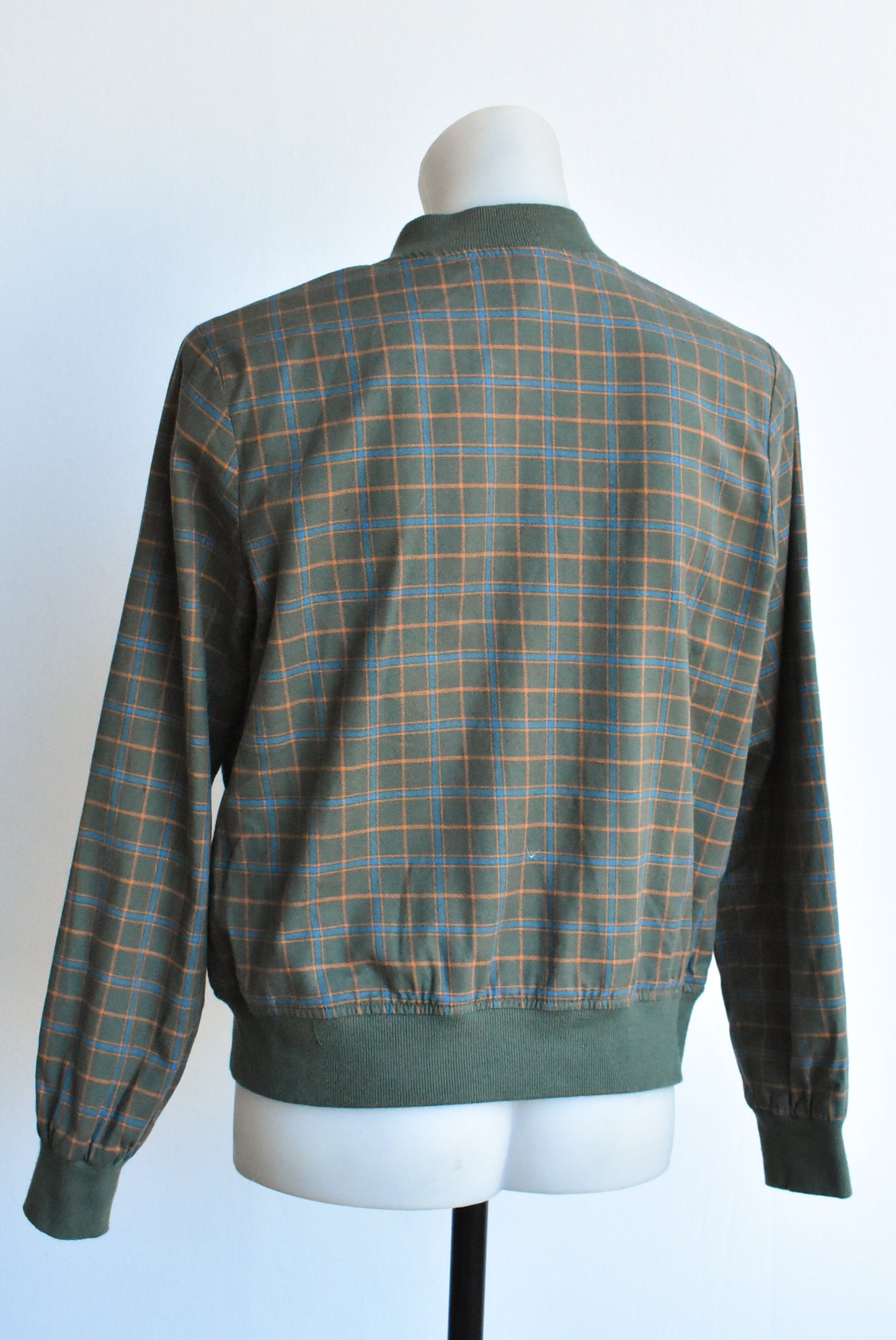 Princess Highway jacket checked green/orange/blue, size S