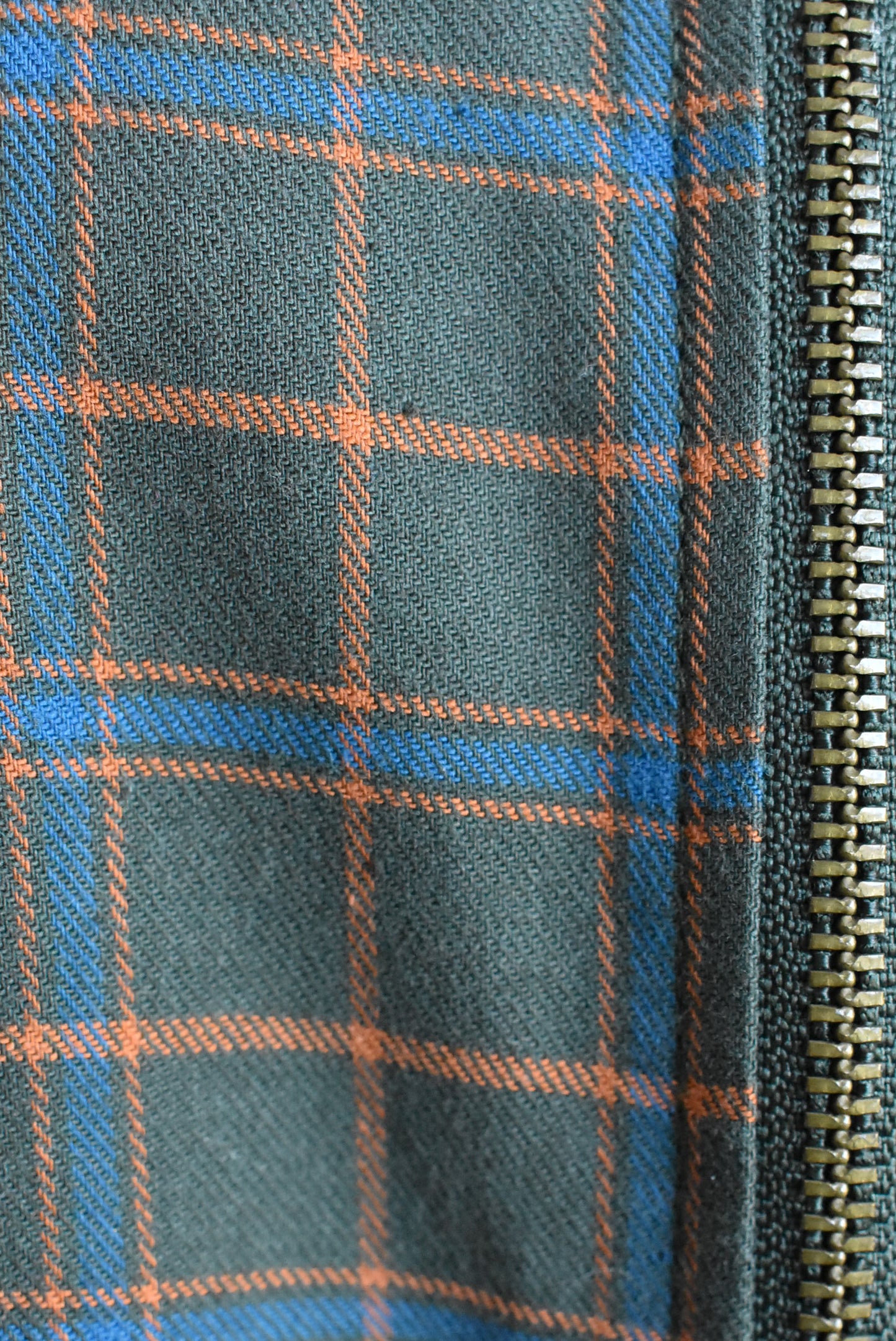 Princess Highway jacket checked green/orange/blue, size S