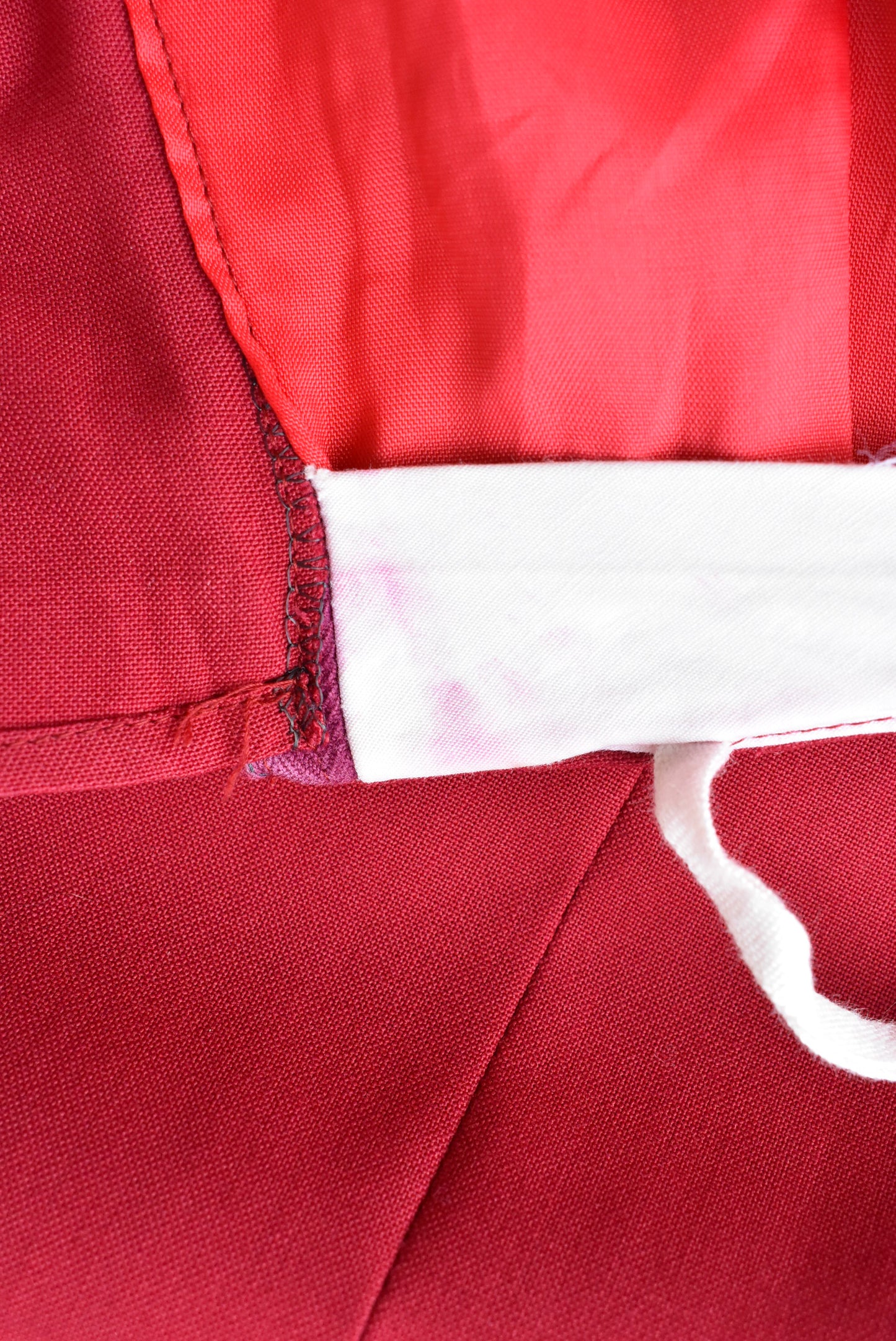 Selby retro burgundy panel pencil skirt