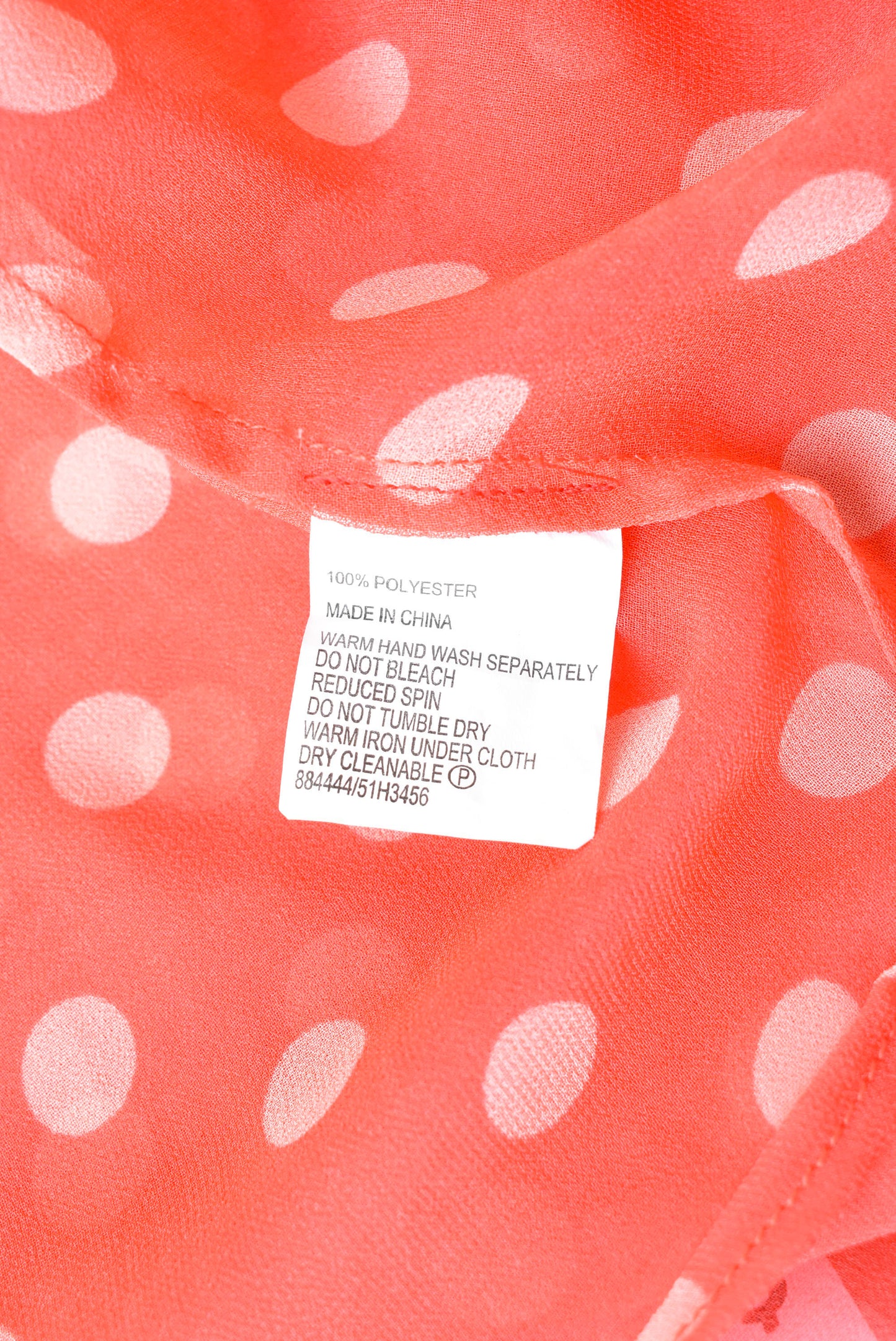 Karen Walker polka dot sheer blouse, size 8
