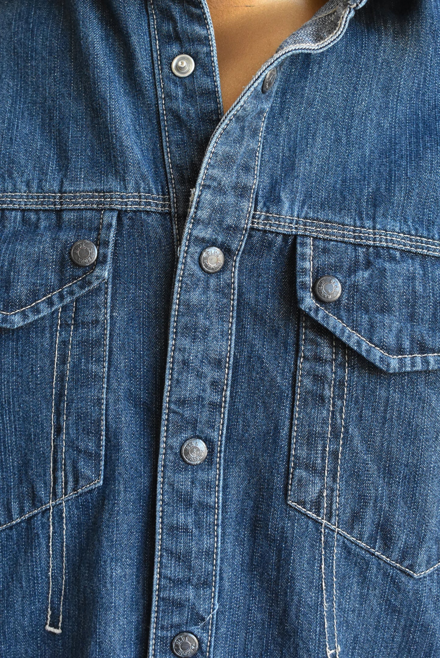 Blue Harbour denim shirt, size S