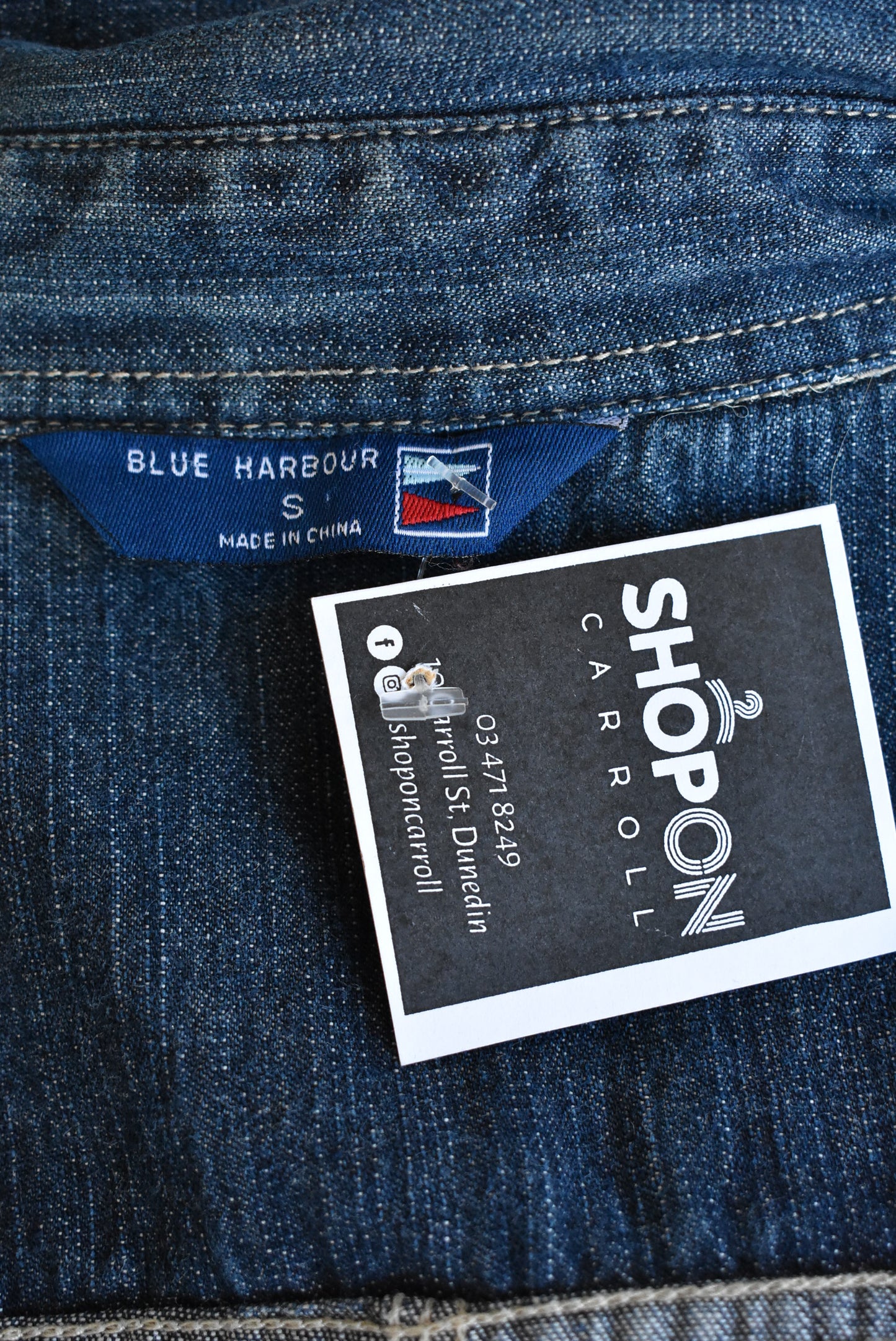 Blue Harbour denim shirt, size S