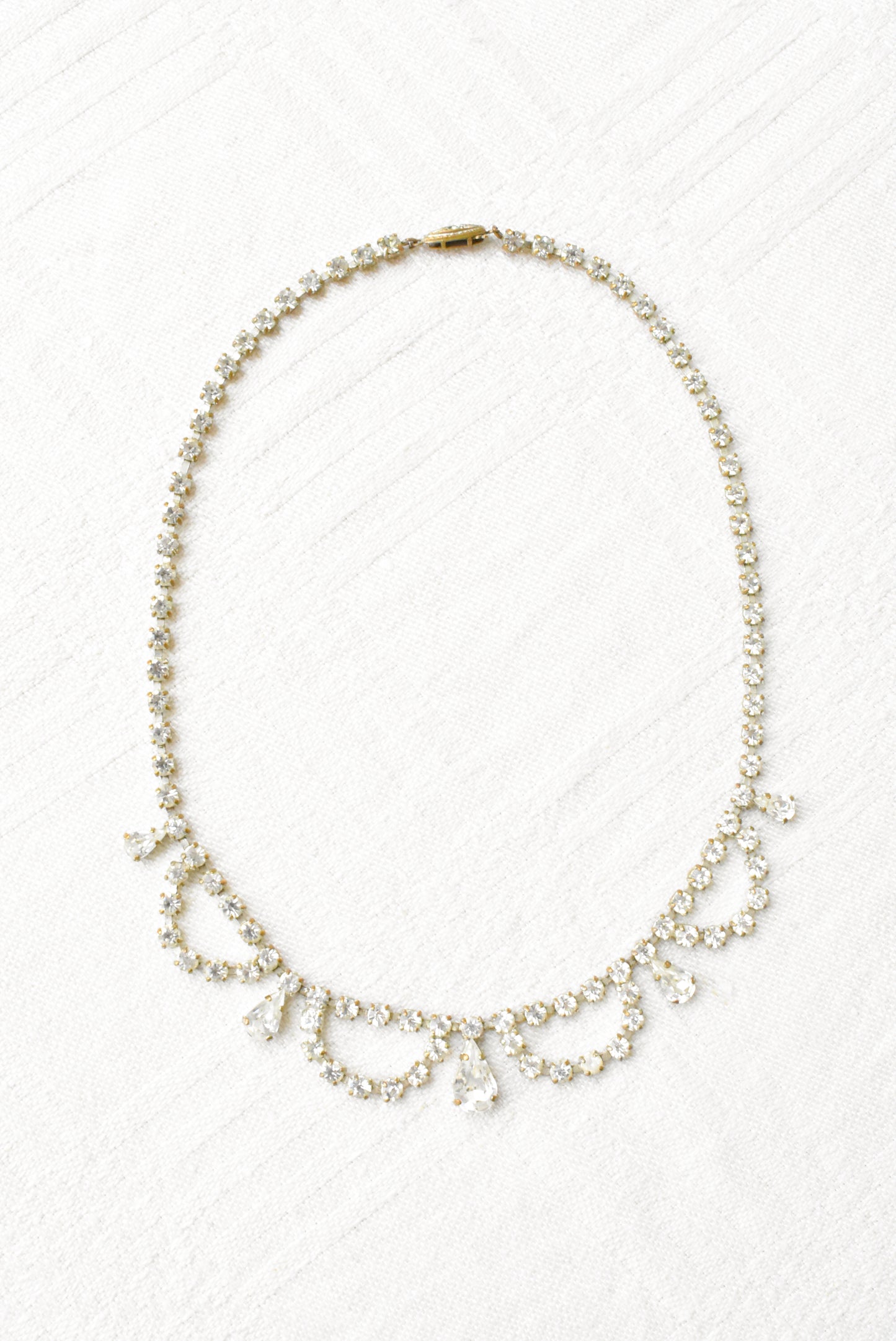 Vintage diamante choker necklace