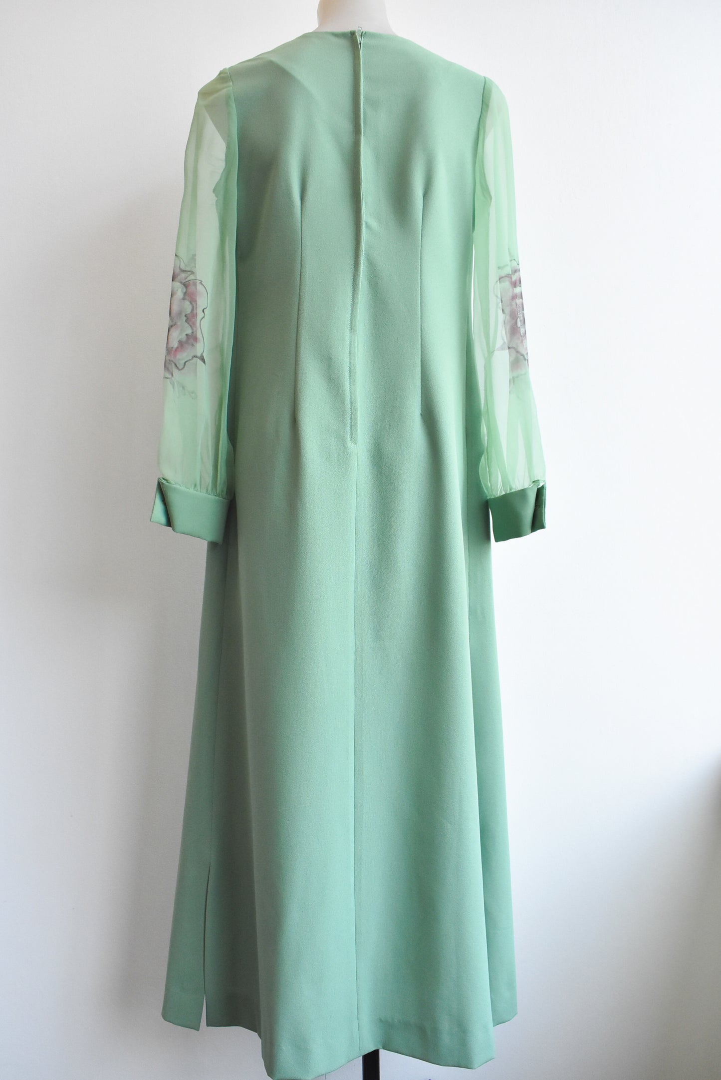 Vintage Gainsborough dress with painted roses