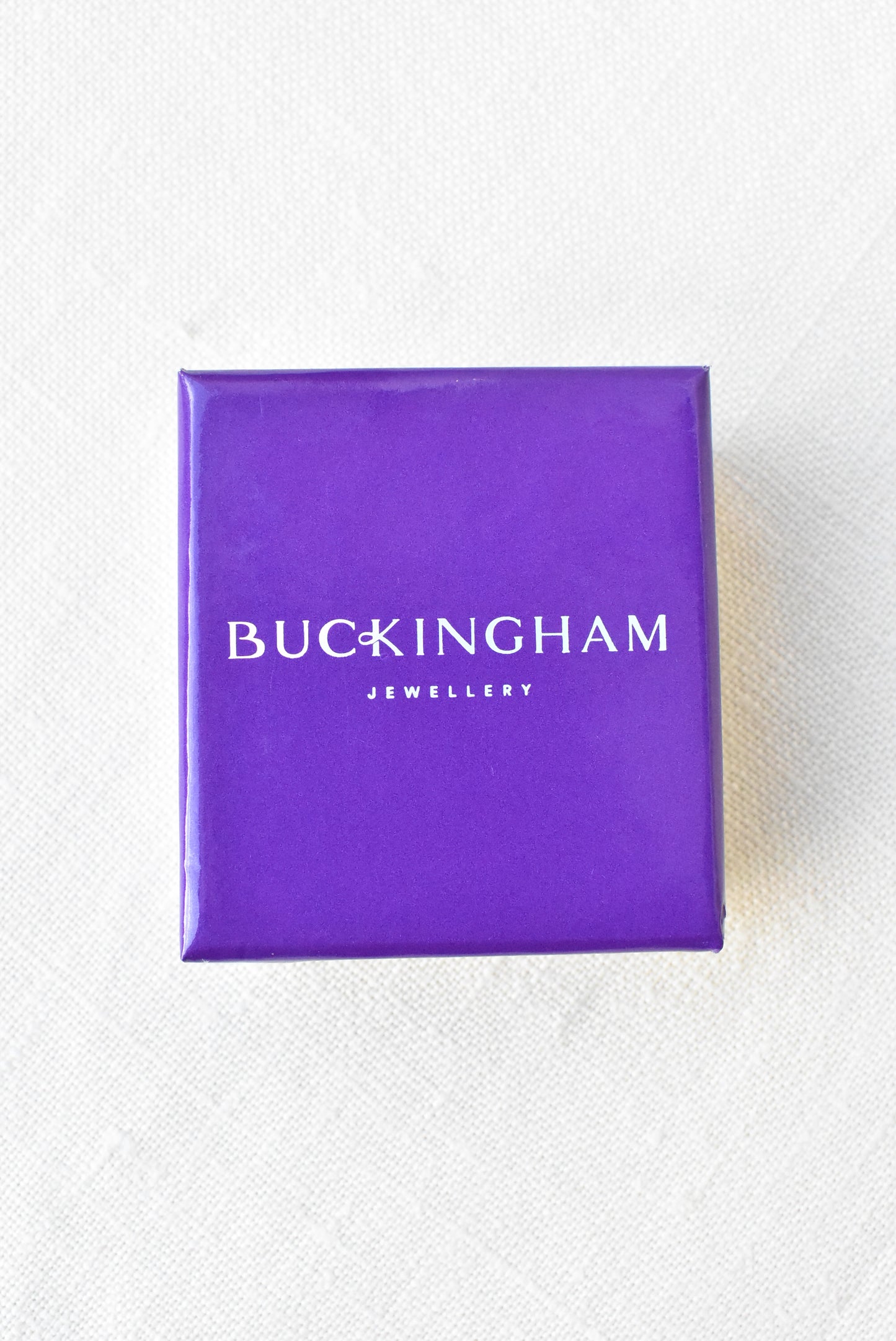 Buckingham silver diamanté earrings, NEW