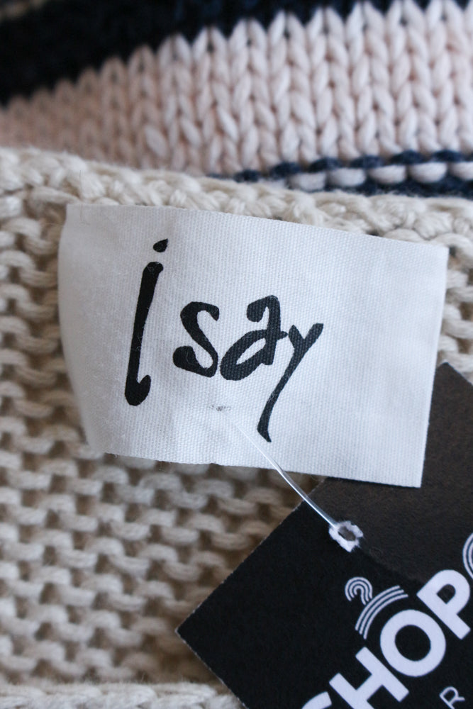 Isay 100% cotton stripy jumper, S