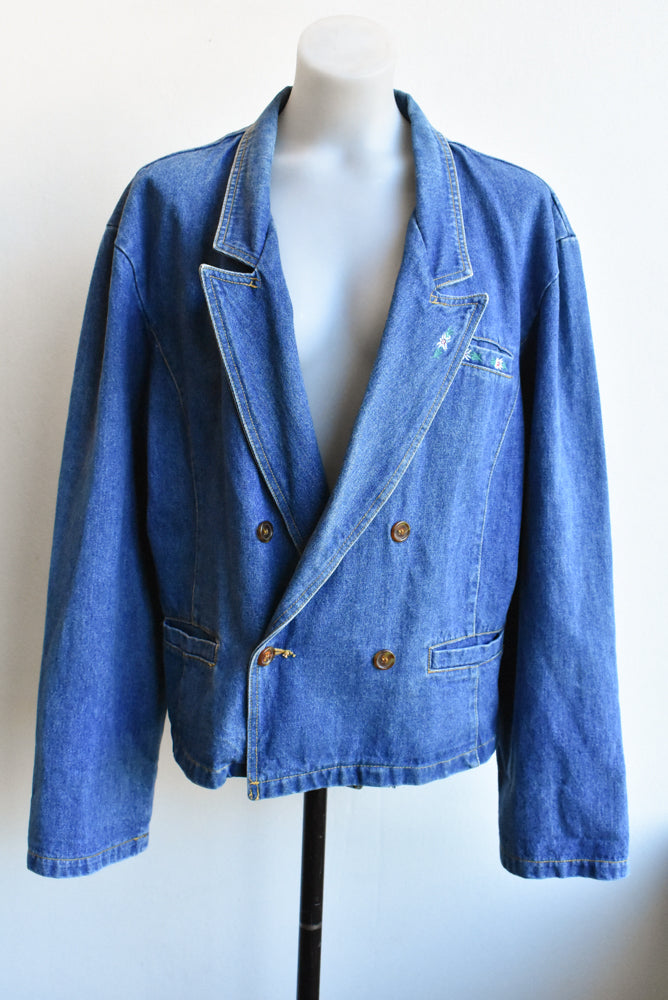 Retro sound No1 denim jacket, size S