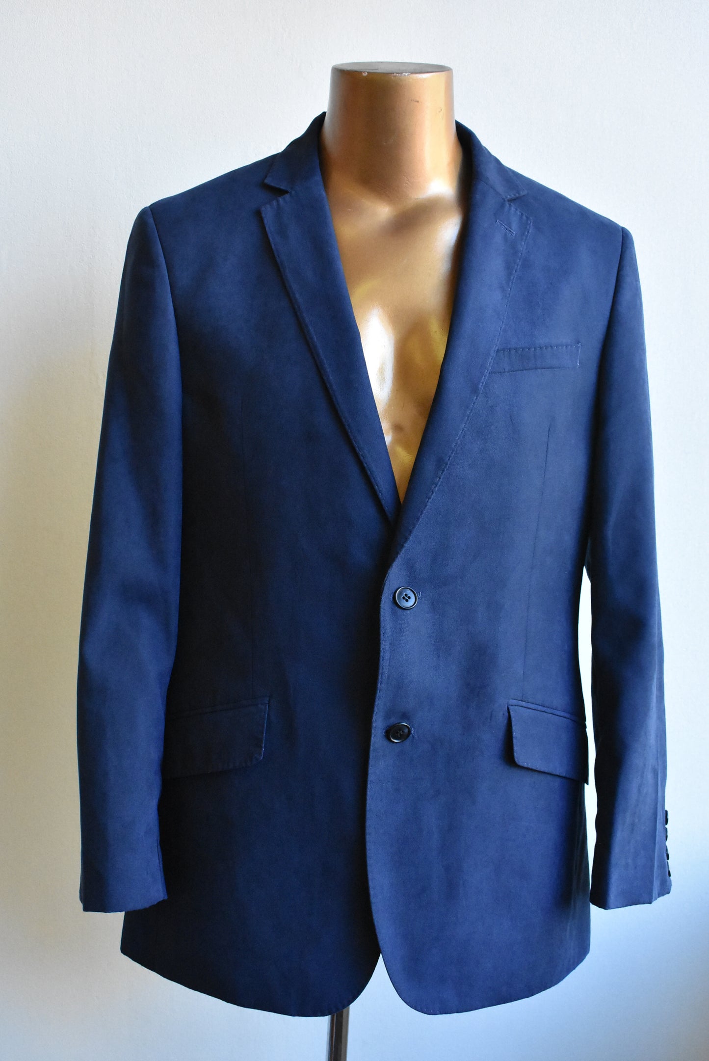 M&S Collection mens blue suit jacket