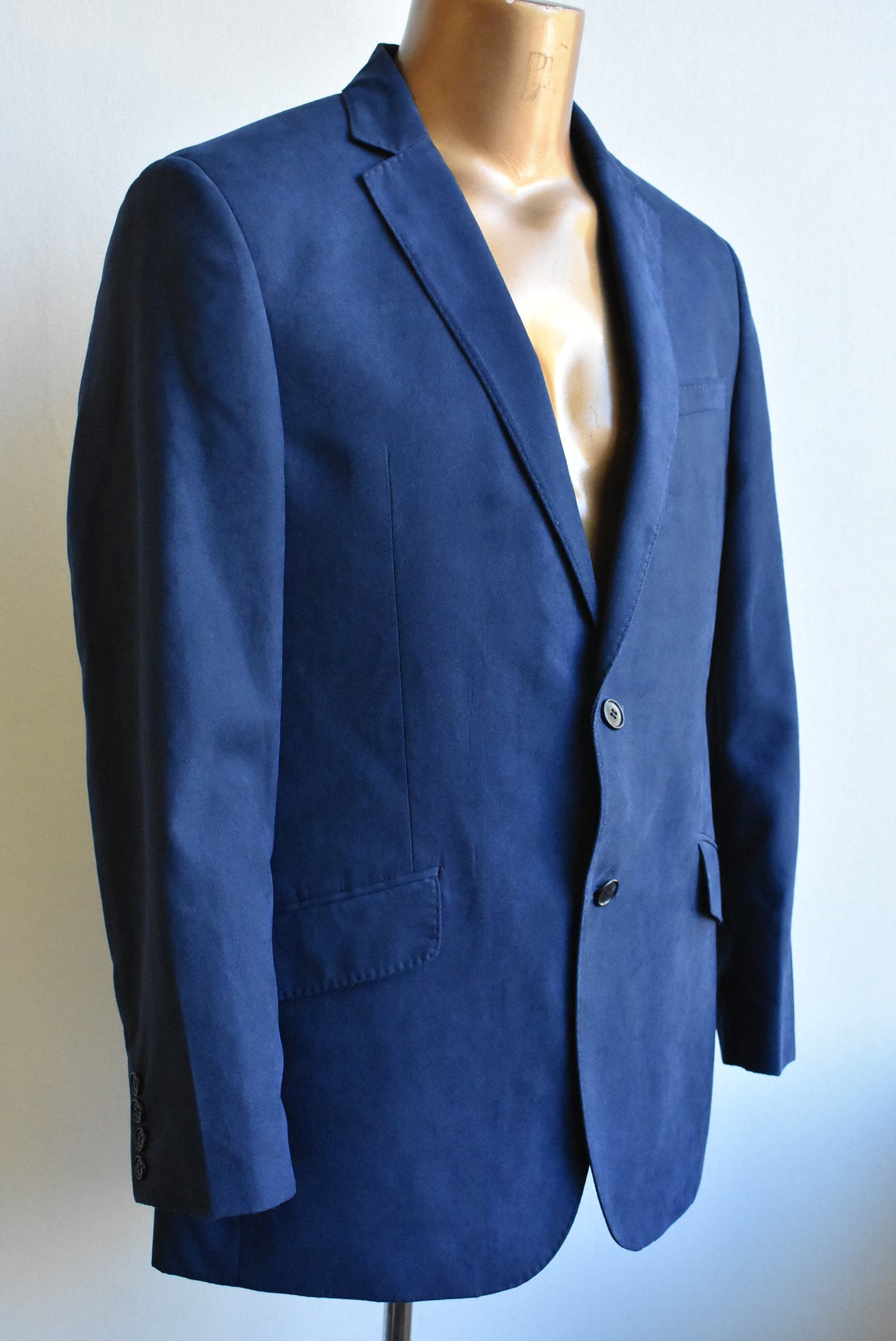 M&S Collection mens blue suit jacket