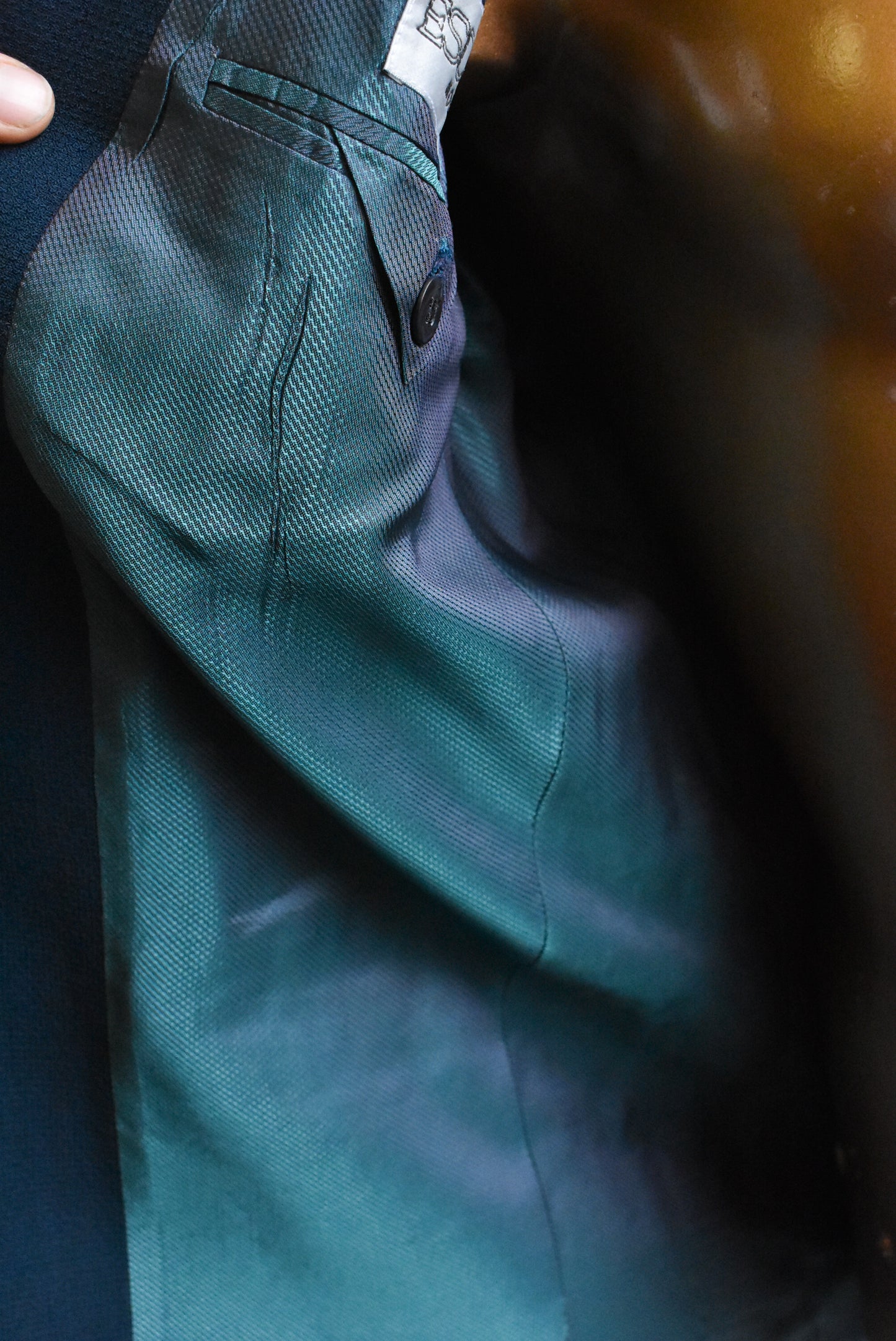 Escena Moda ocean green blazer