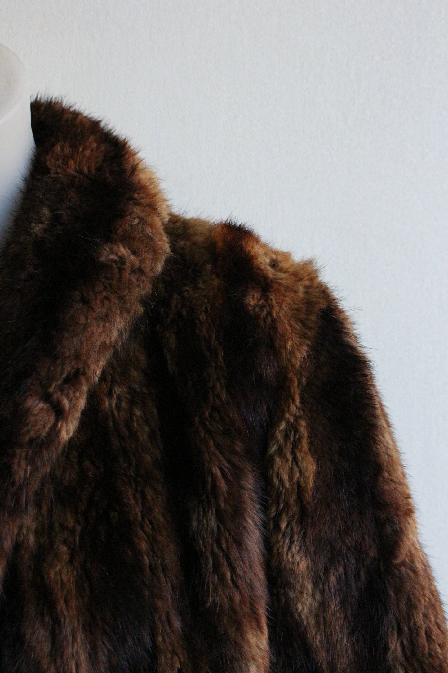 Brown fur jacket