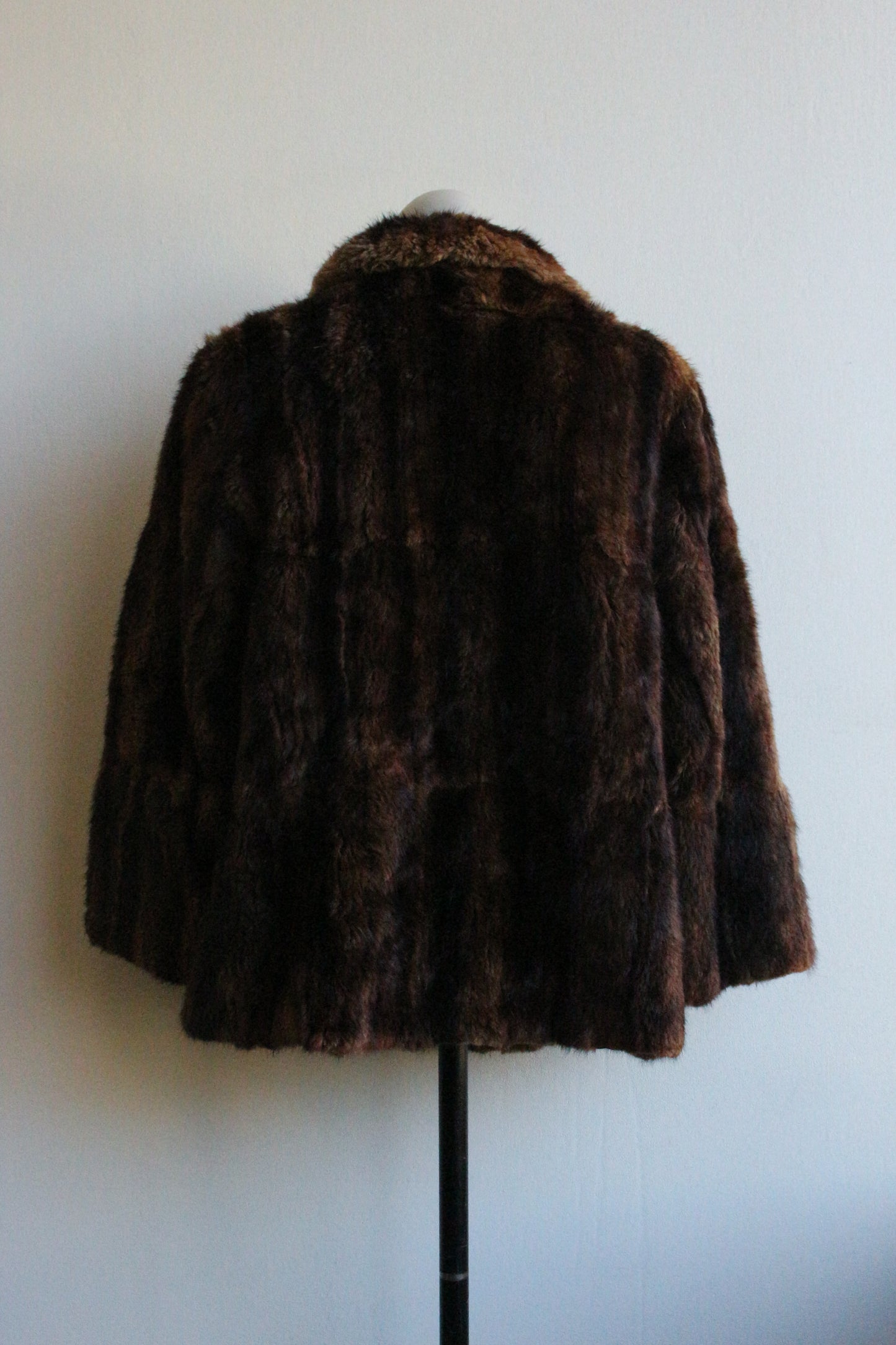 Brown fur jacket