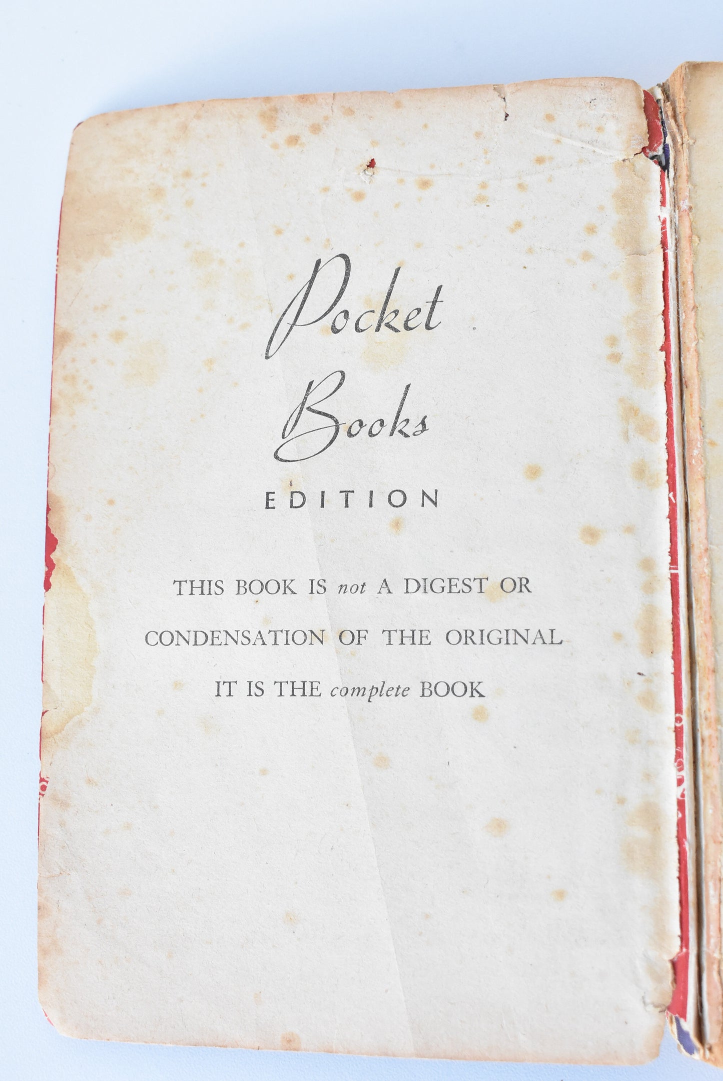 Vintage Pride and Prejudice by Jane Austen pocket book edition